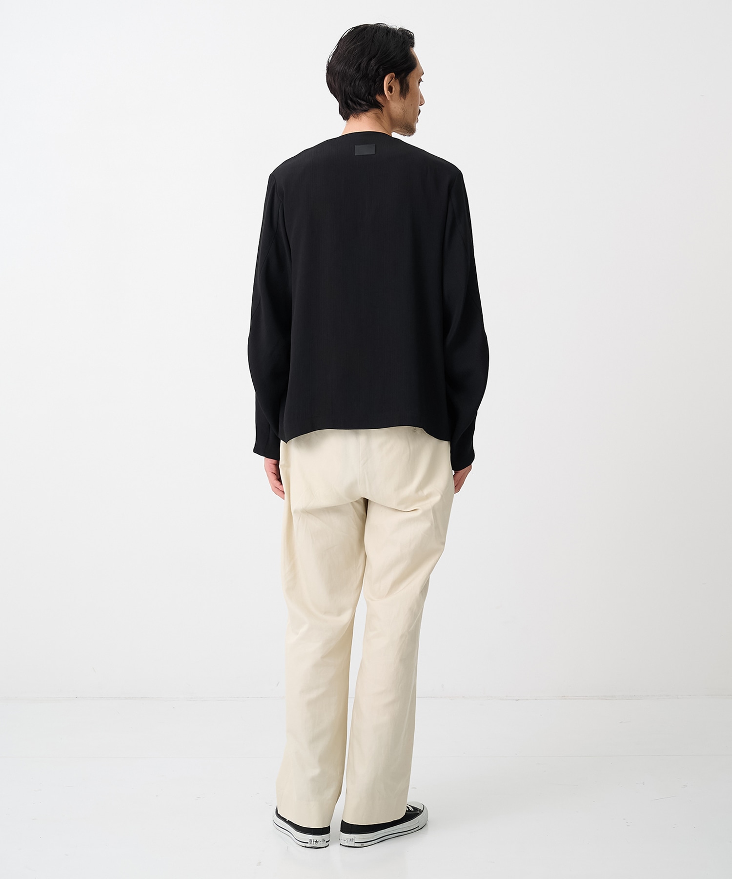 SILK α Pleats Summer Cardigan SILK α