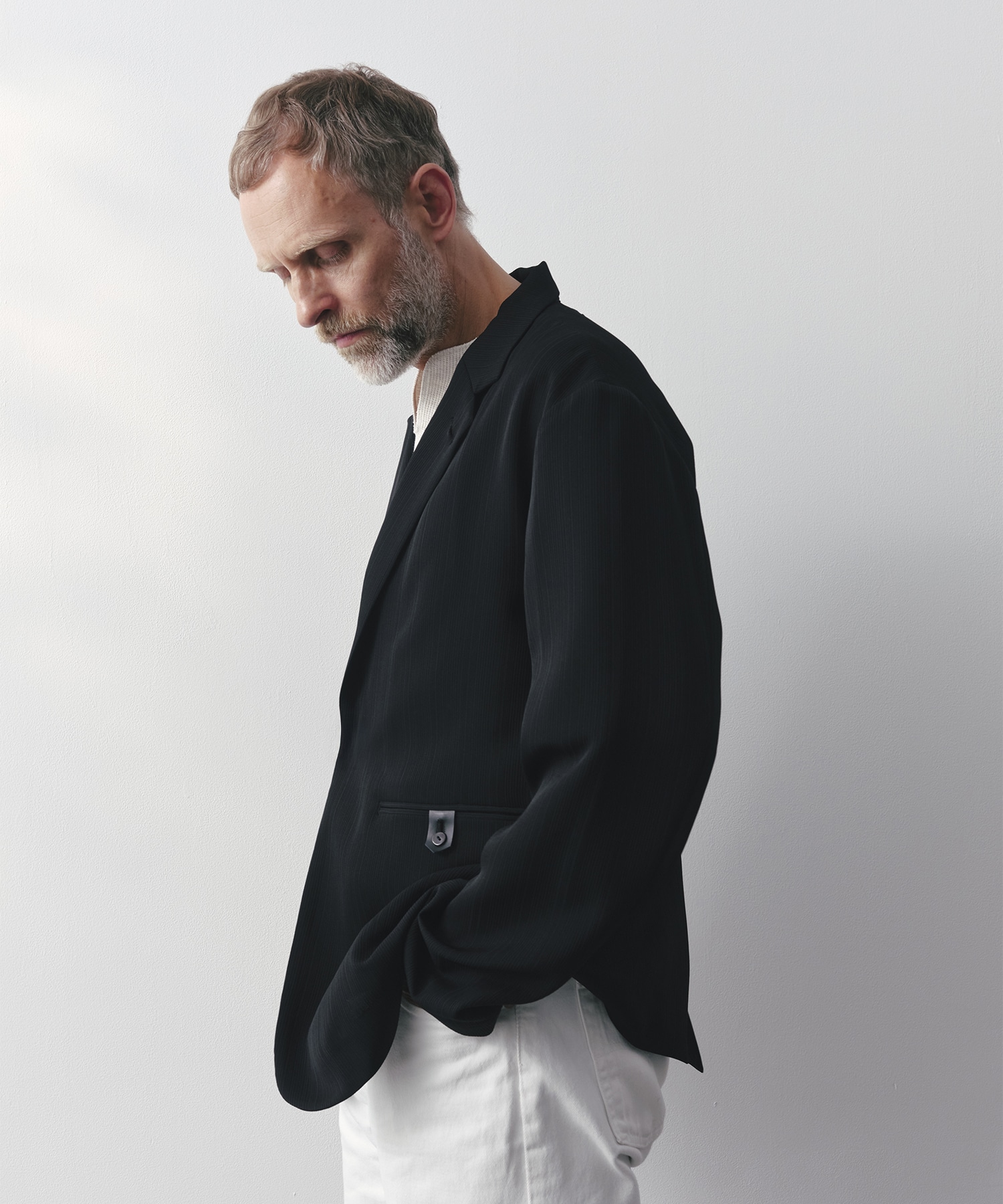 SILK α Pleats Summer Jacket SILK α