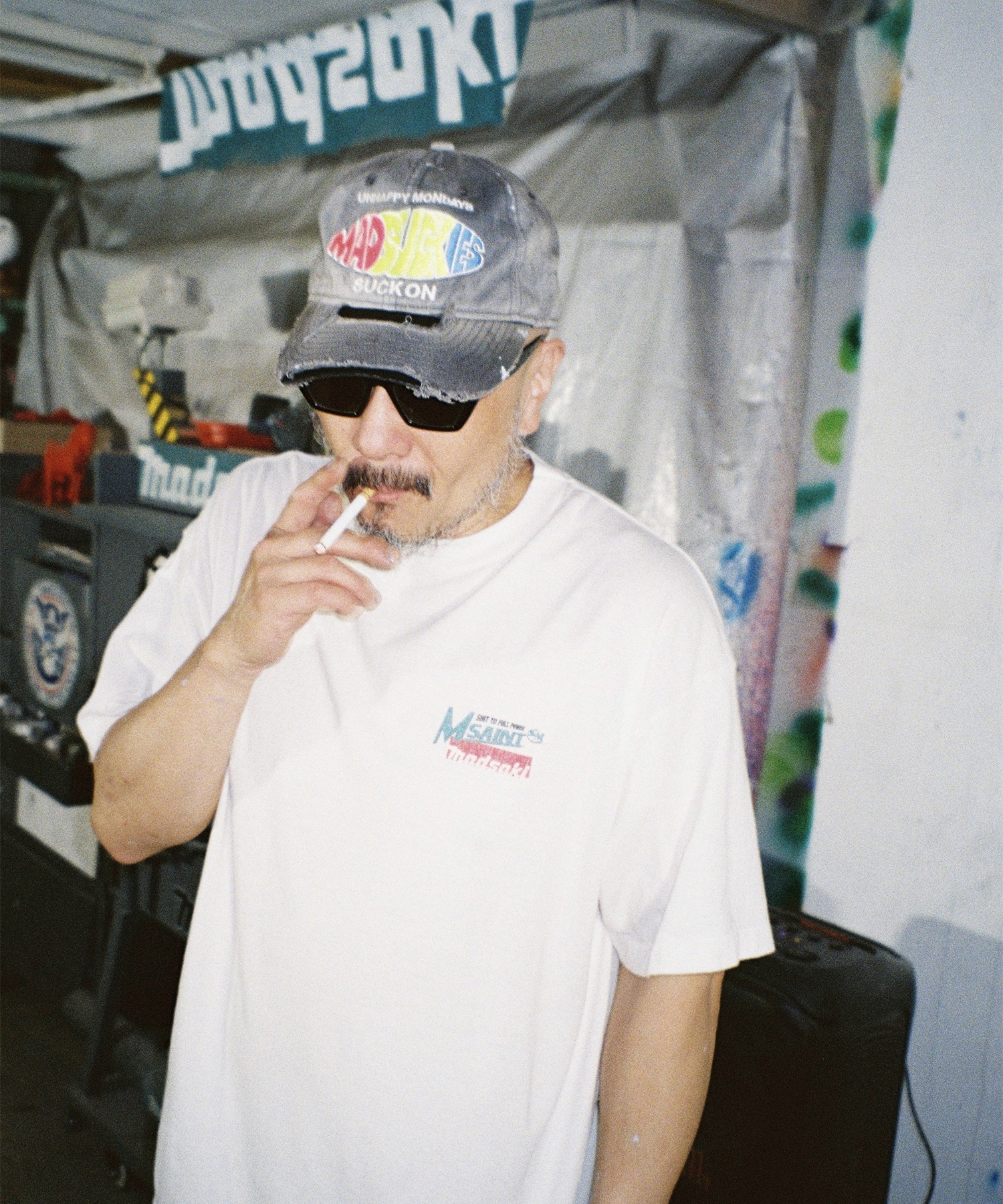 【セントマイケル】SM-MK1-0000-C77 MADSAKI Cap SAINT MXXXXXX