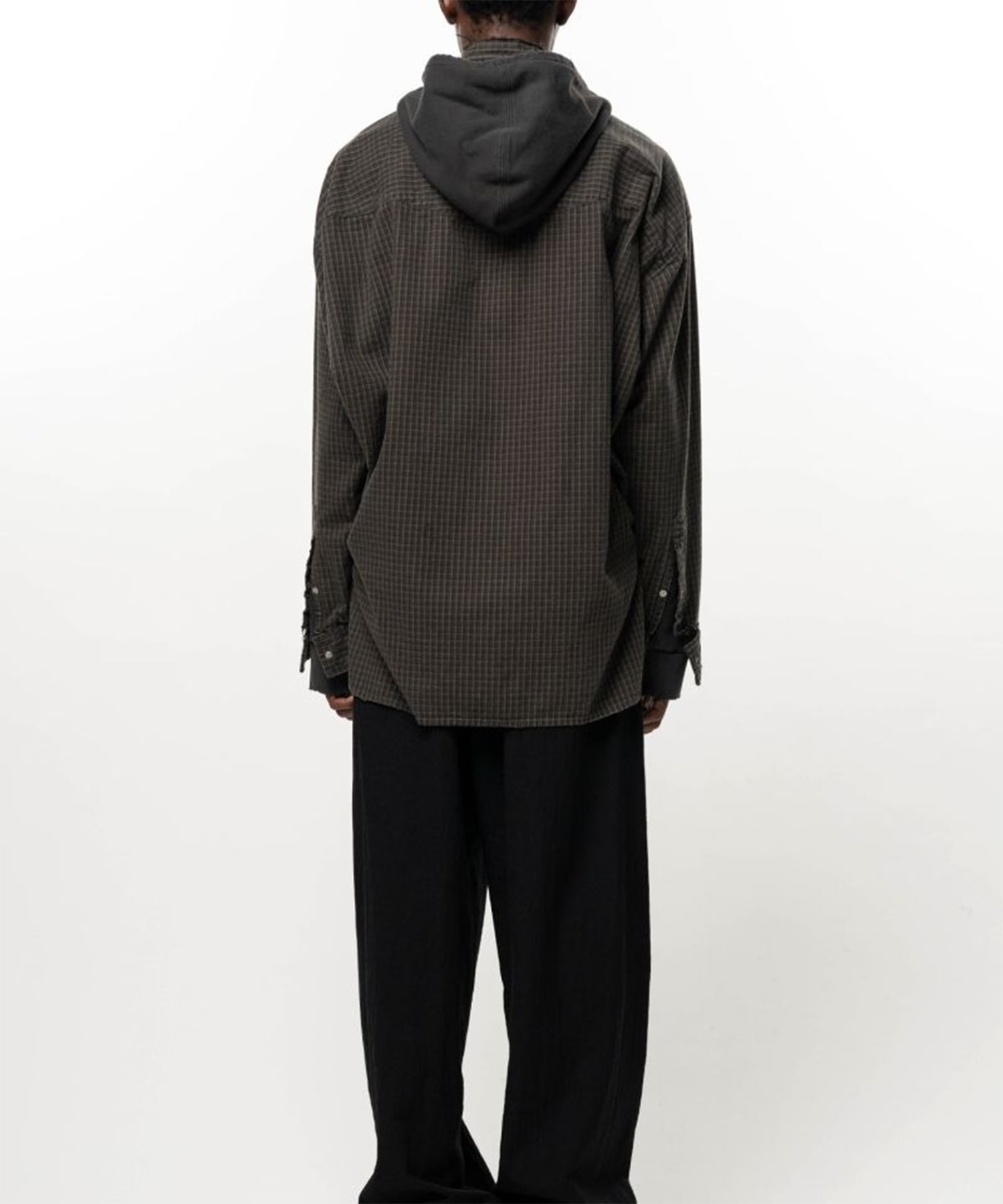 J17SH182 SWEAT HOODIE L/S SHIRTS Maison MIHARA YASUHIRO