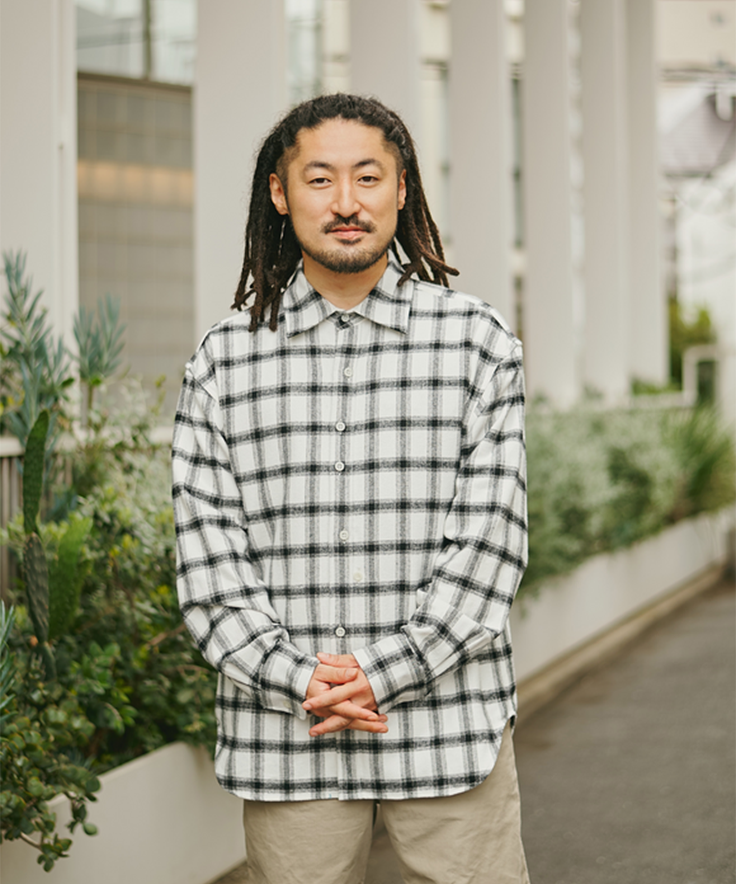 【エヌハリウッド】〈別注〉復刻 Random Button L/S Shirts N.HOOLYWOOD