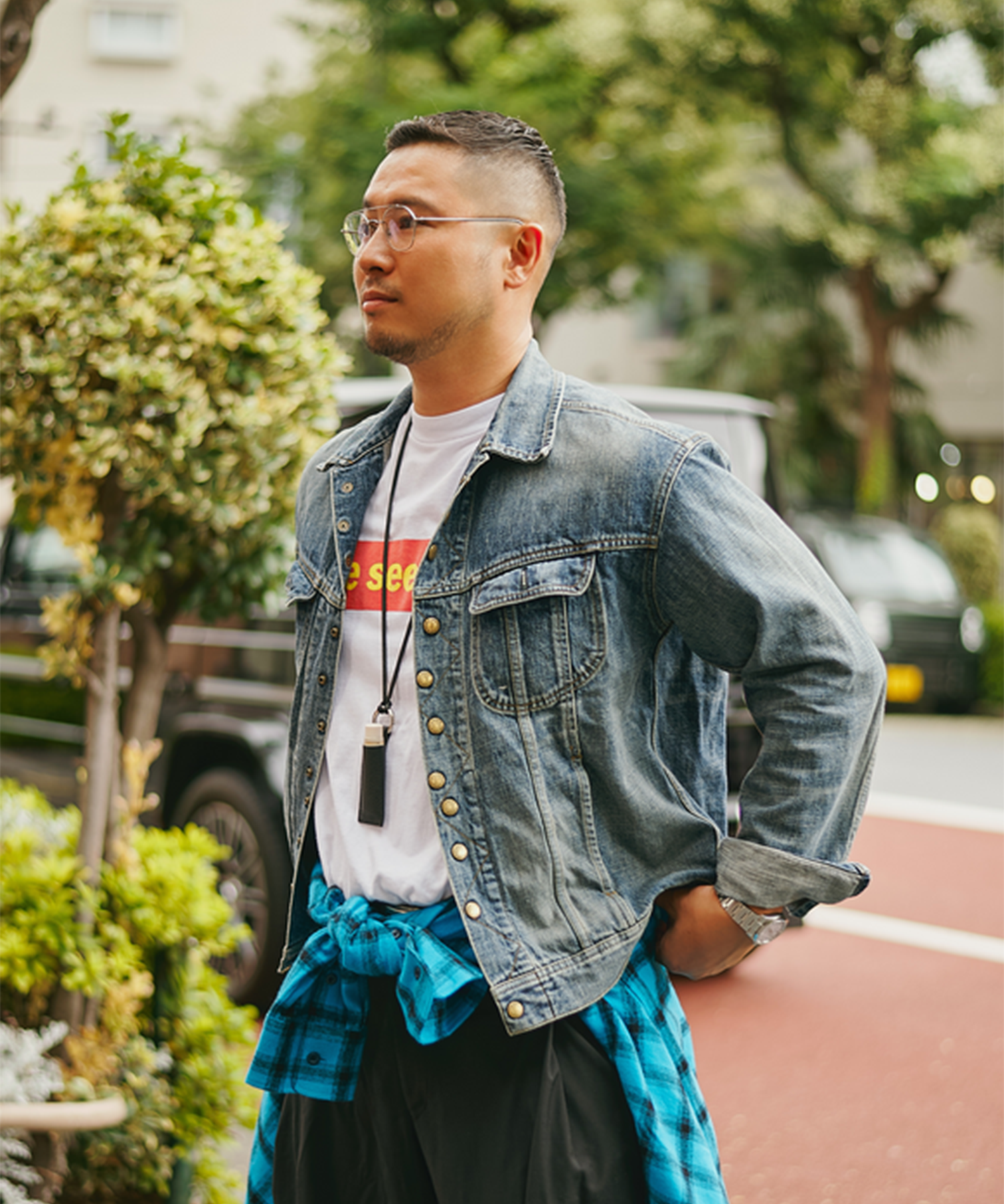 【エヌハリウッド】〈別注〉復刻 Random Button L/S Shirts N.HOOLYWOOD