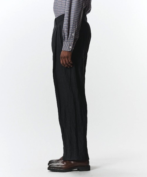 A26C16PT01C DOUBLE PLEATED TROUSERS MARKAWARE