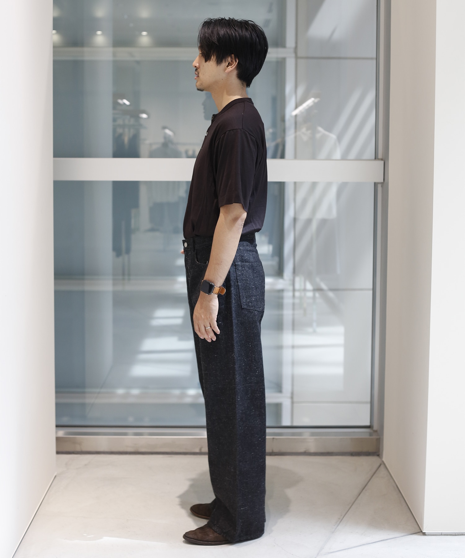 A26F33PT01G 別注KIMONO WIDE STRAIGHT DENIM MARKAWARE