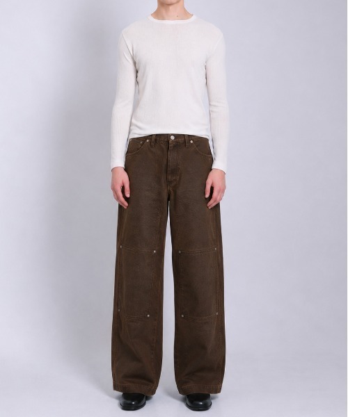 ST-48TT-BR 別注WORK JEAN TROUSERS TANAKA