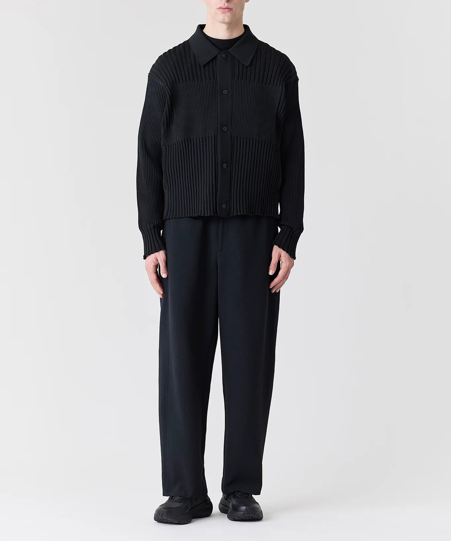 【シーエフシーエル】CF012KC207JP00 FLUTED SHIRT COLLAR BLOUSON CFCL
