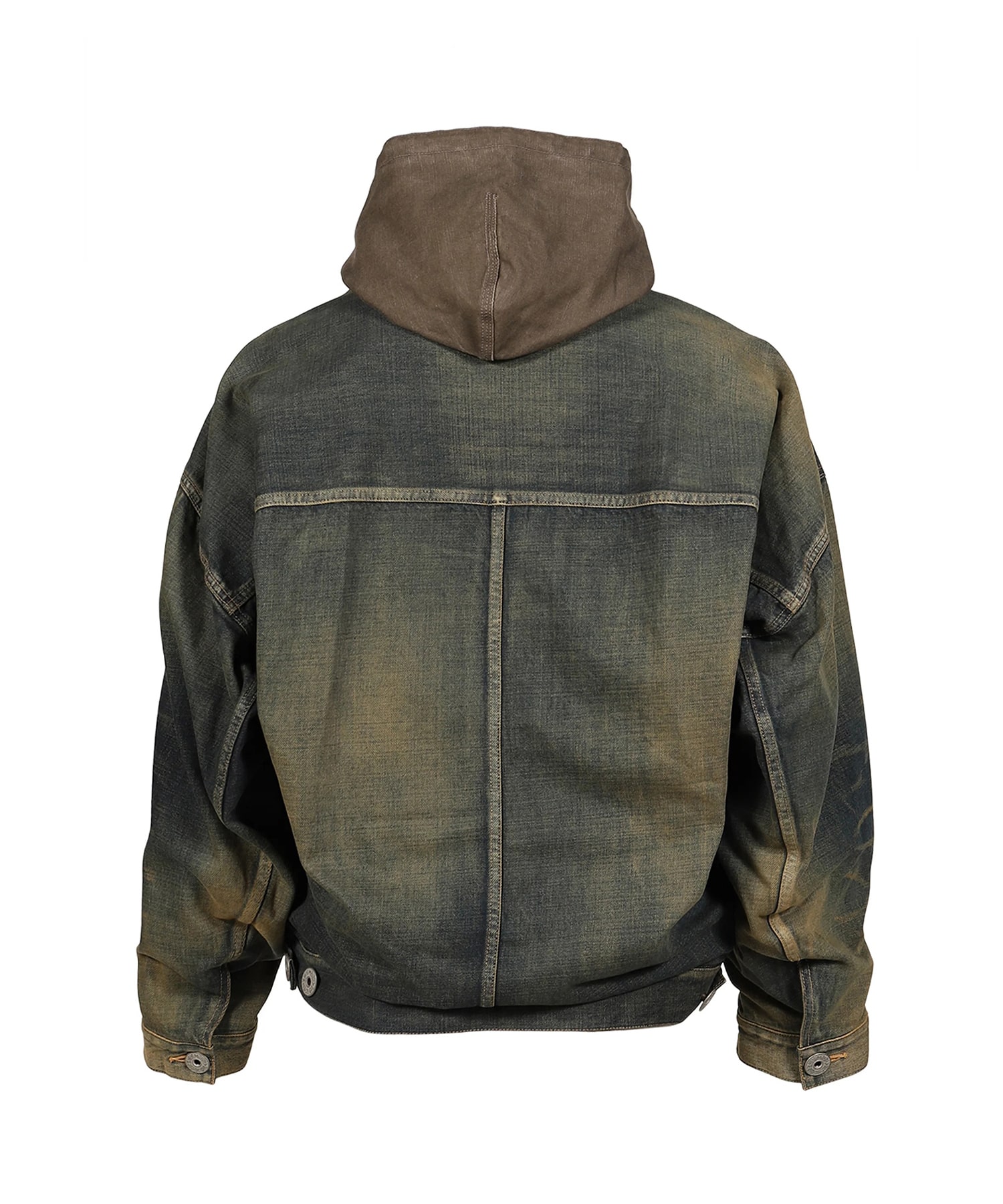 A17BL023 LAYERED DENIM JACKET Maison MIHARA YASUHIRO
