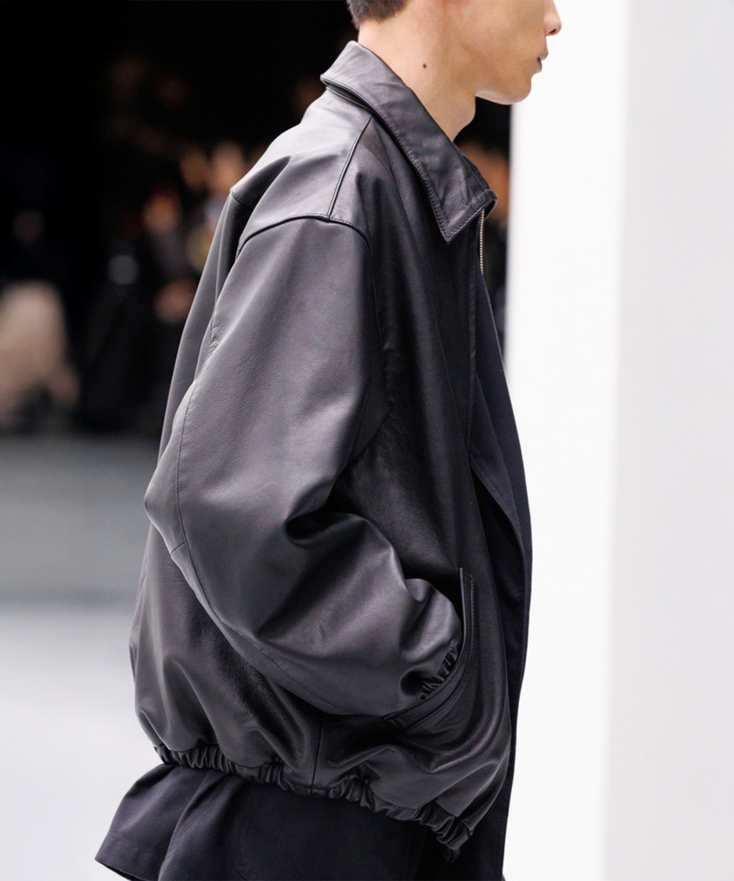 【ヨーク】YK26FW01306B Calf Leather Sports Jacket YOKE