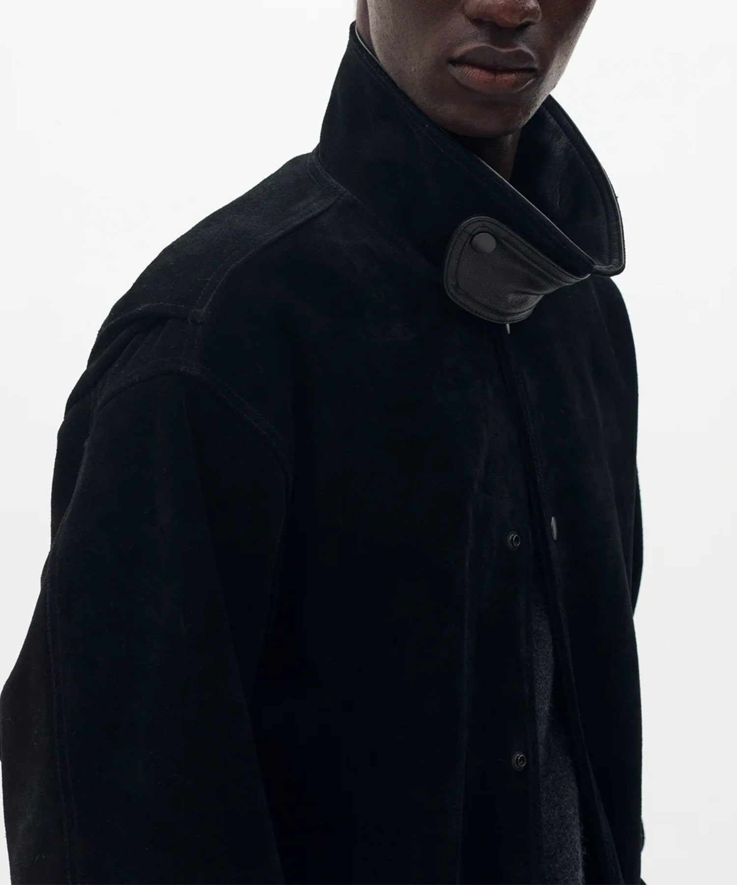 【ヨーク】YK26FW01309B Brushed Cow Suede Work Jacket 