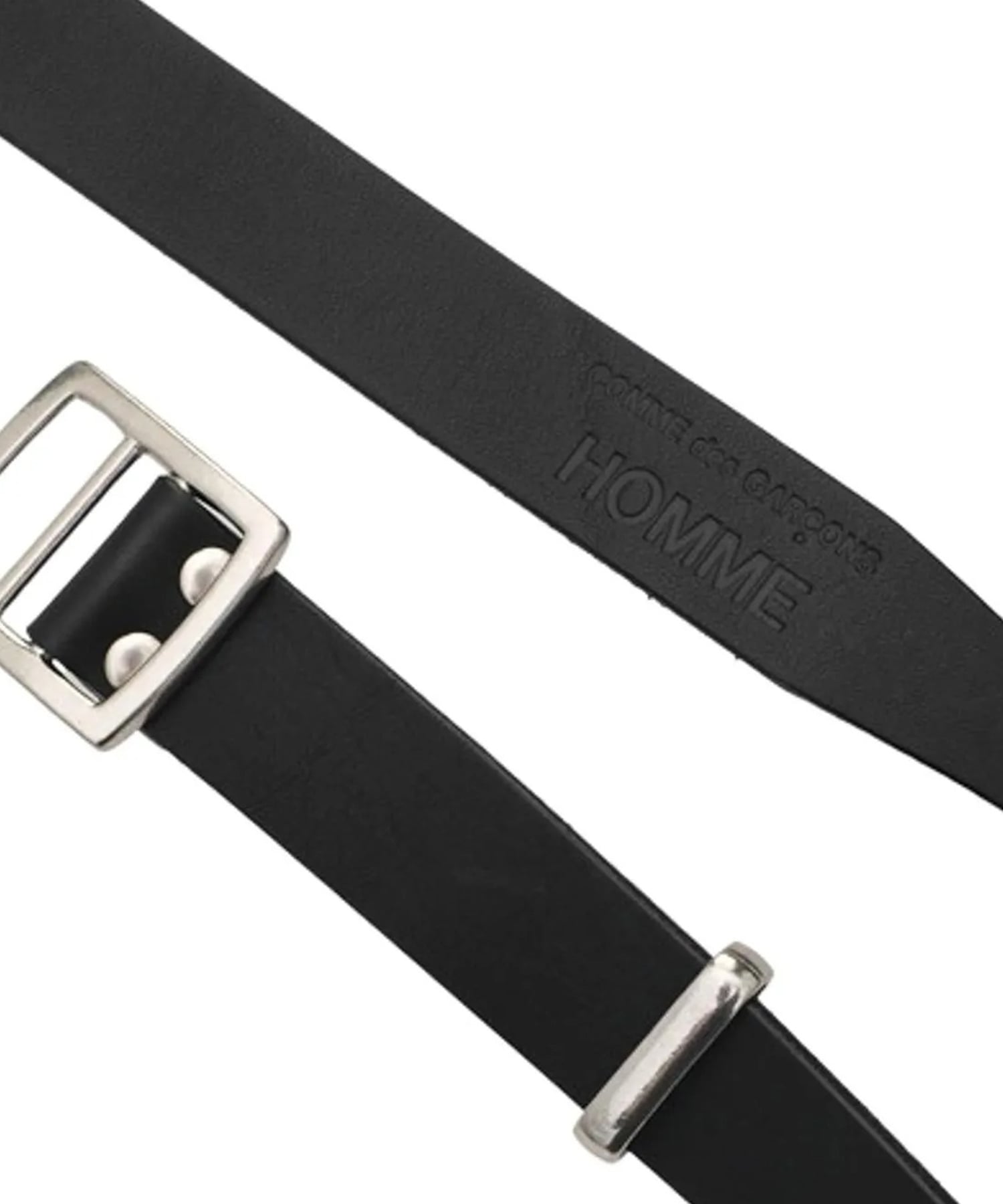 【コムデギャルソンオム】HR-K301-051 Steer Oil Smooth Hole Less Belt 30mm COMME des GARCONS HOMME
