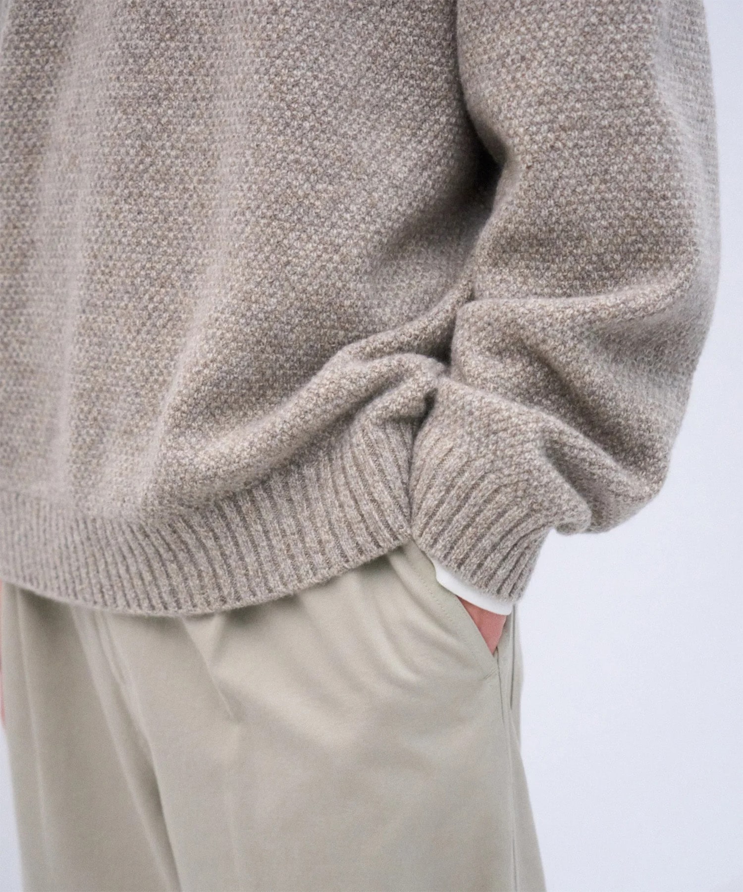 KRAGLW0402 LAMBS WOOL CREWNECK SWEATER ATON