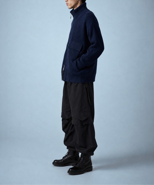 【ウジョーオム】M734-K50-114 ZIP High Neck Drivers Knit UJOH HOMME