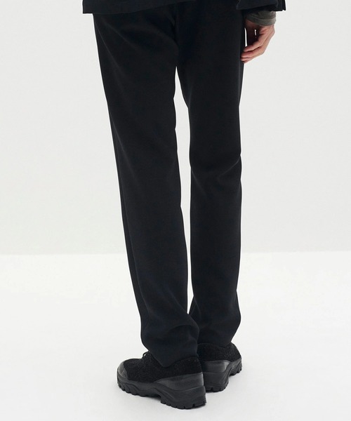 AP62-062 PE STRETCH DOUBLE CLOTH REGULAR FIT 1TUCK TROUSERS ATTACHMENT