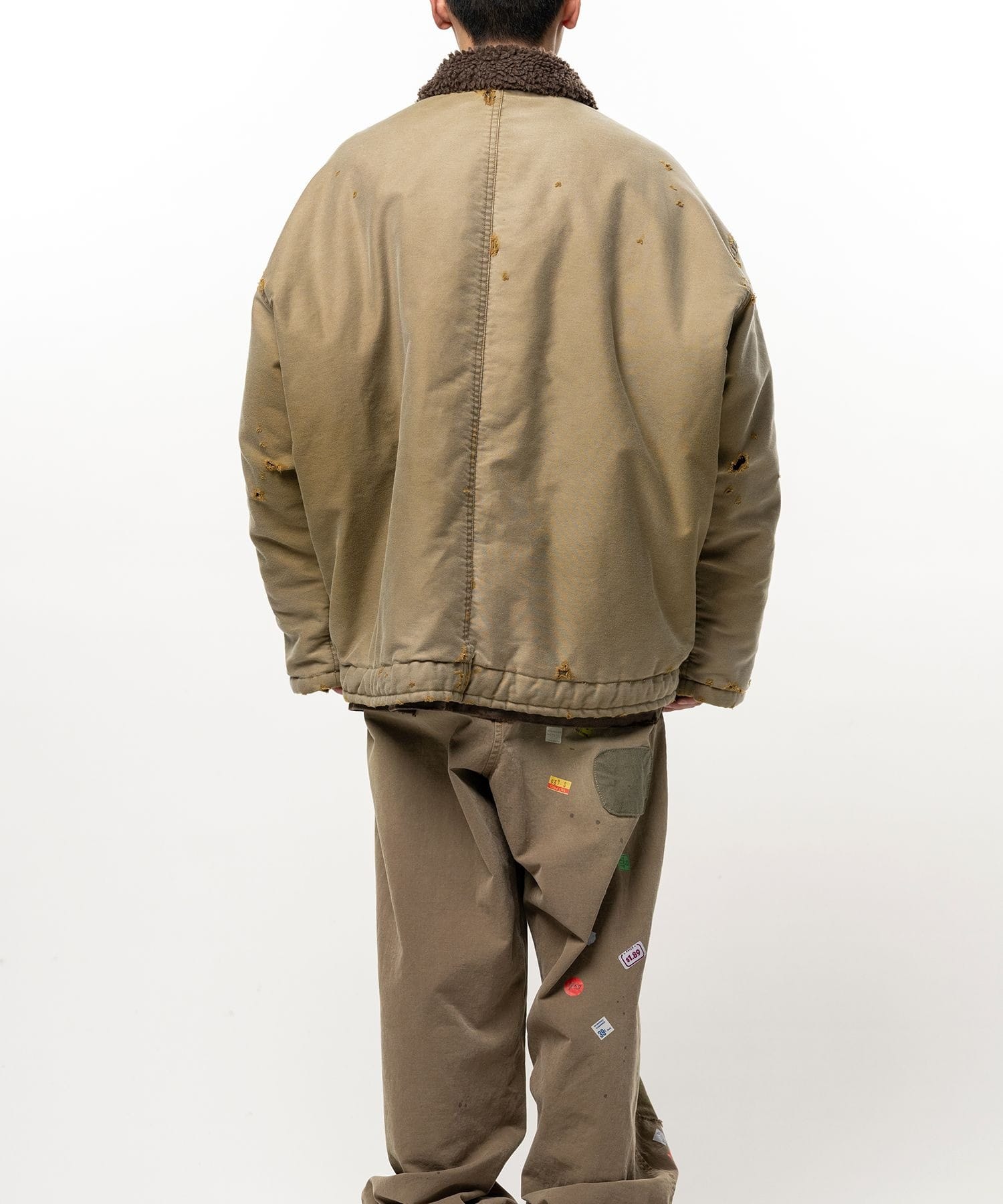J17BL161 SUN FADED MILITARY BL Maison MIHARA YASUHIRO