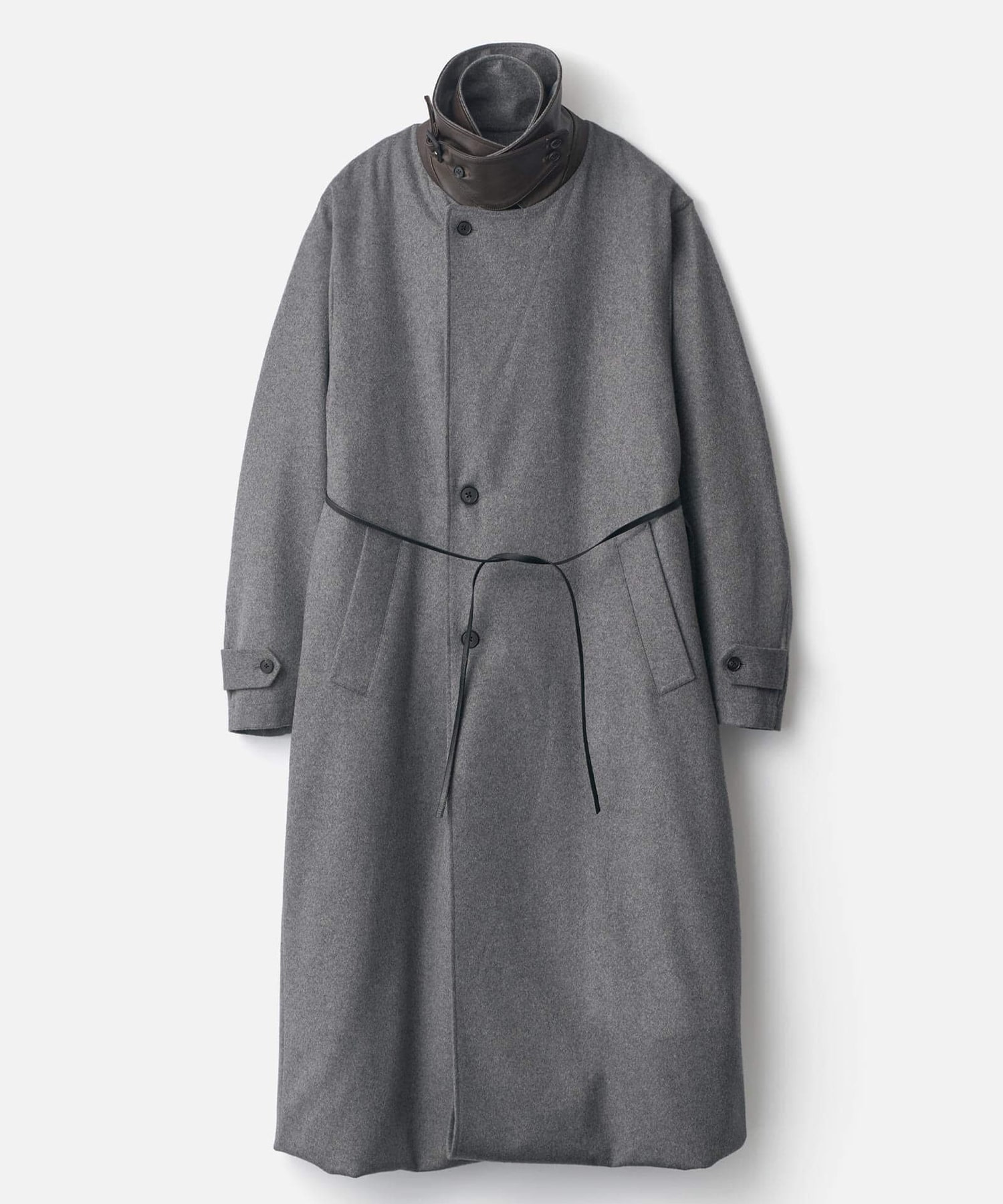 【シュタイン】ST.1539 WOOL CASHMERE LAYERED COMBINATION COAT ssstein