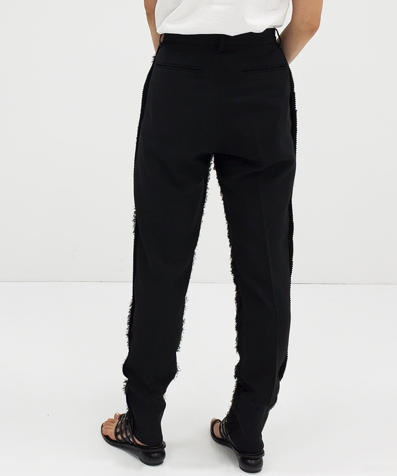 lame tapered pants UNDERCOVER