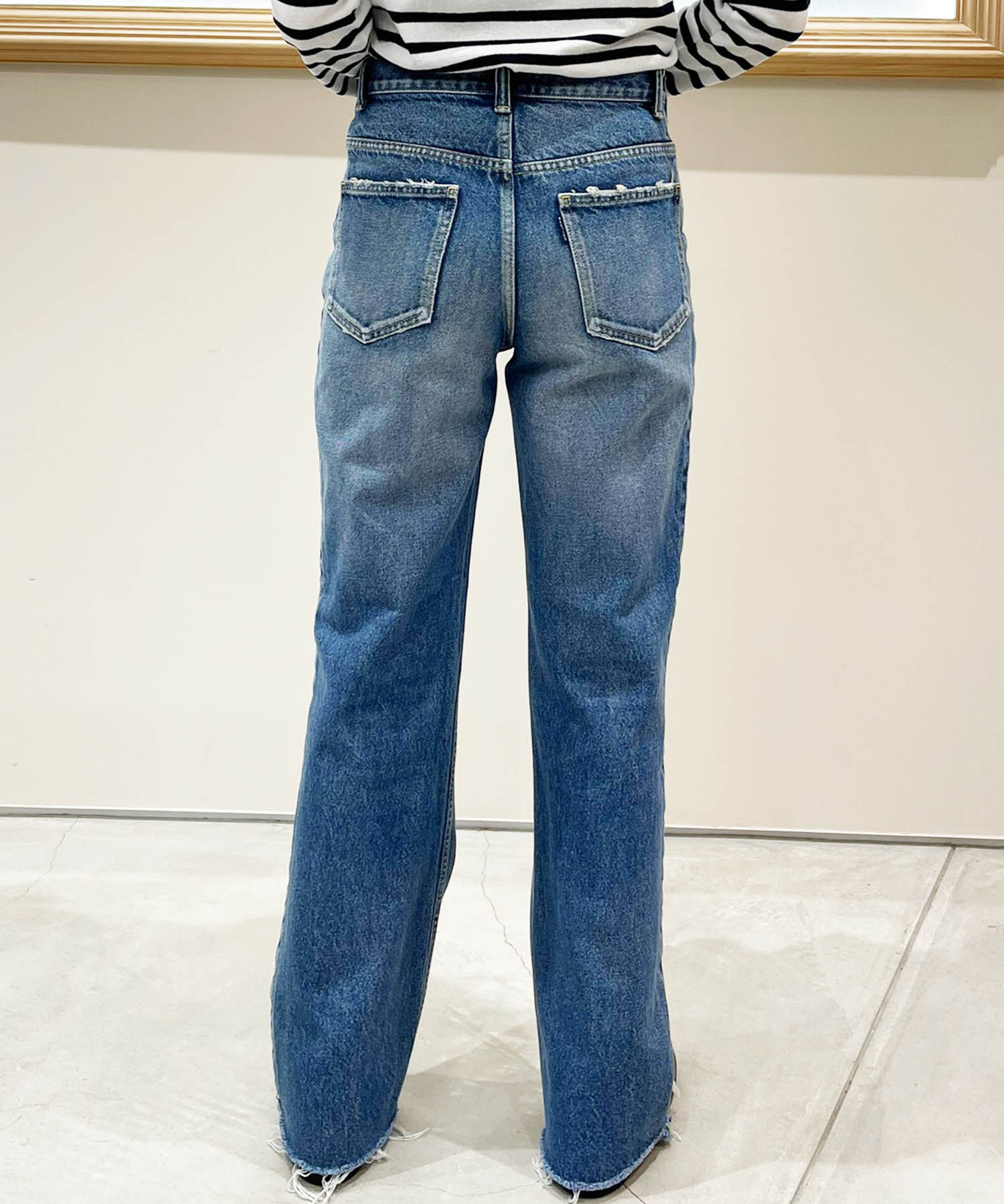 限定品】 MADISONBLUE DENIM通販 マディソンブルー HEM SLIM CUT CUT