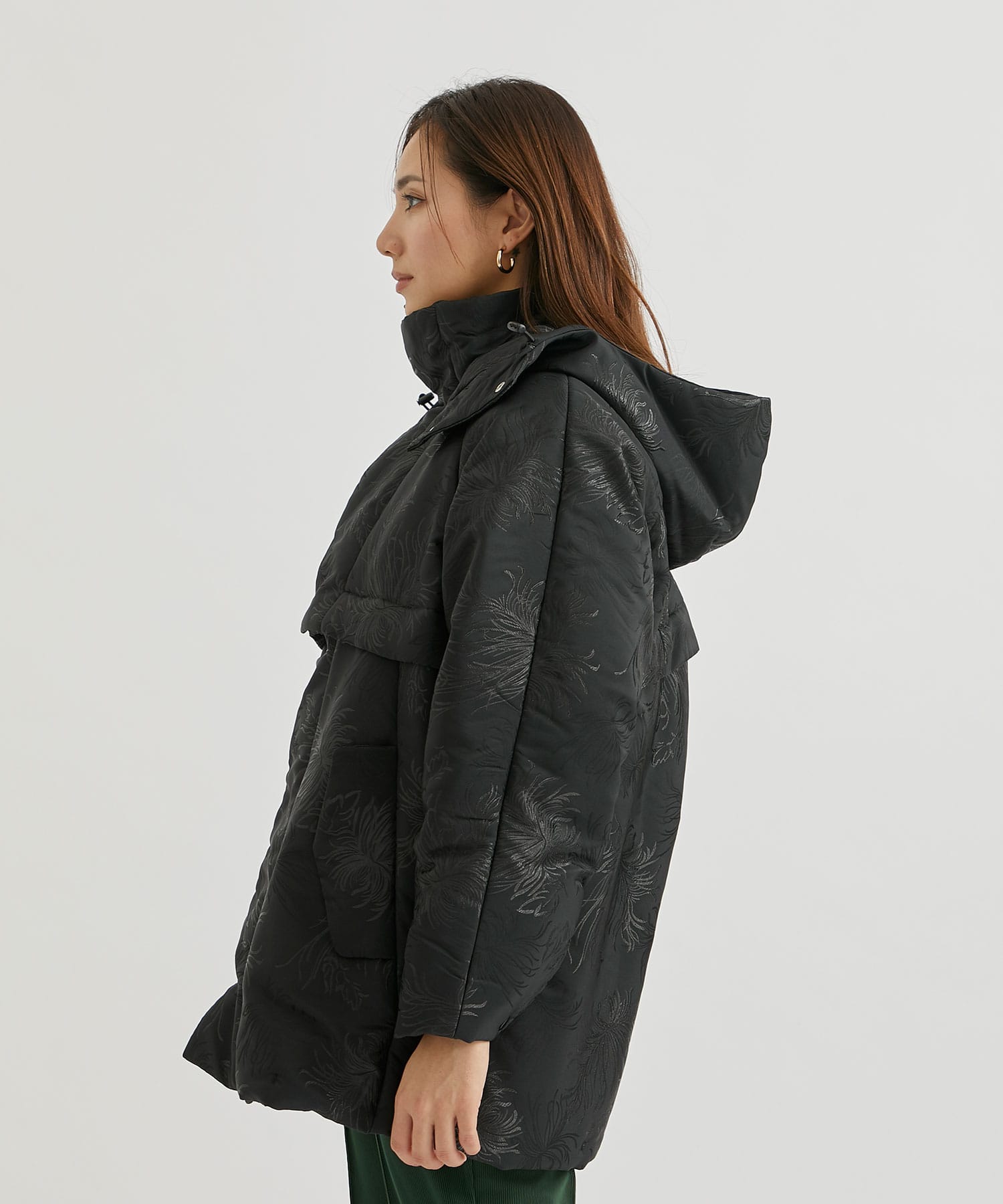 Polyester jacquard coat ｜ TOGA