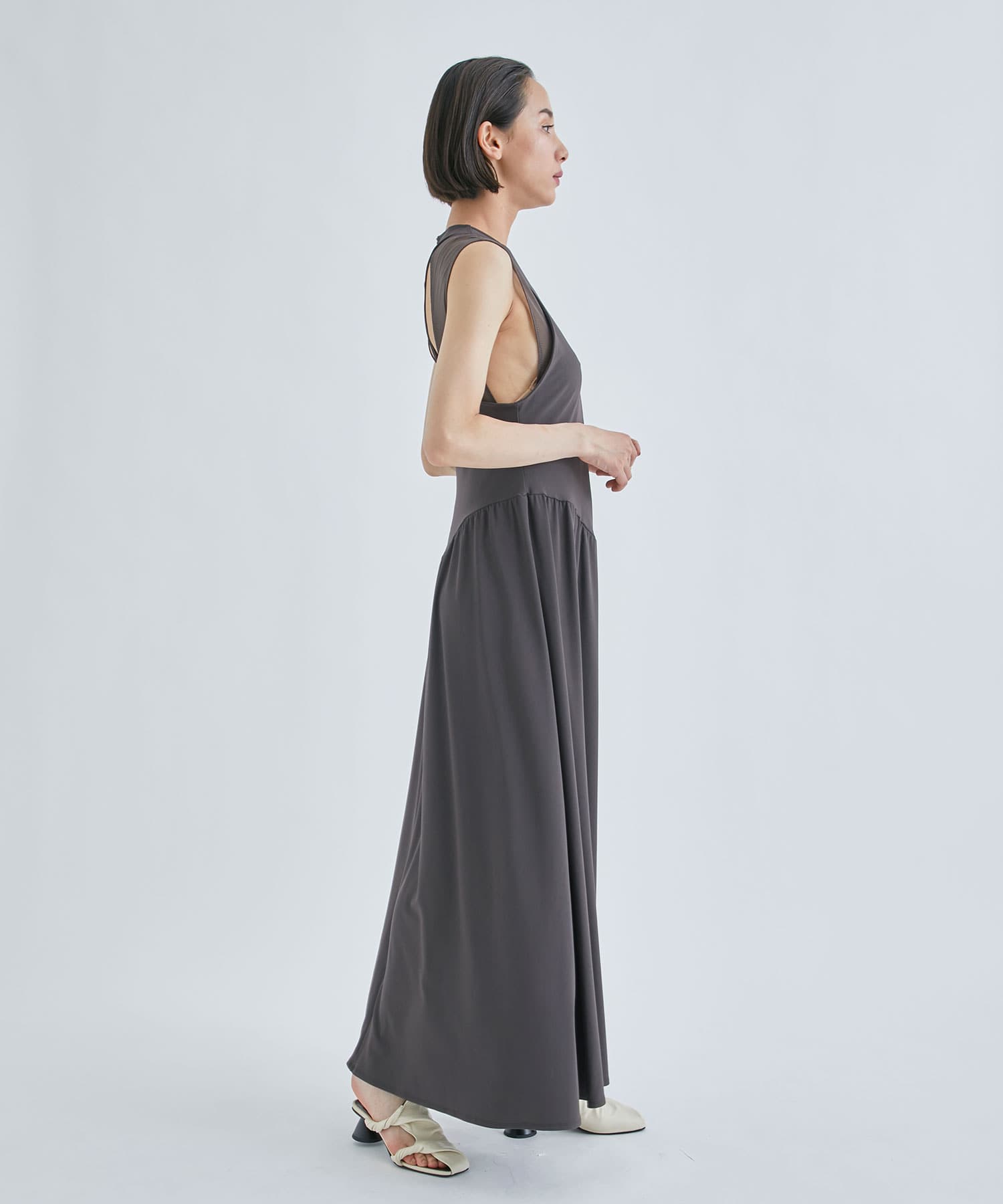 LAYERD TANK DRESS(1 BROWN): : WOMEN｜THE TOKYO ONLINE STORE