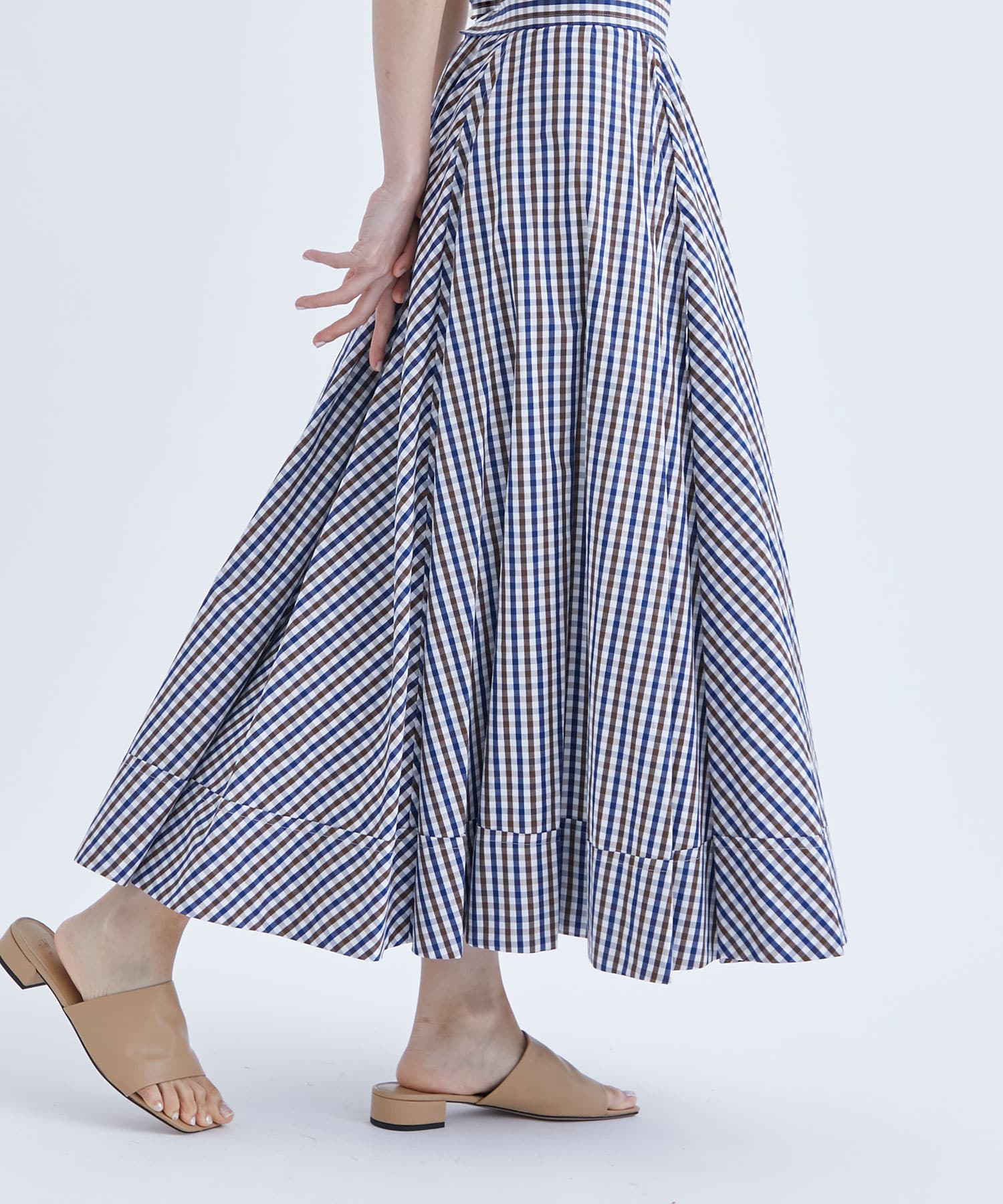 madisonblue TUCK CIRCULAR SK GINGHAM | knowhowtrg.com