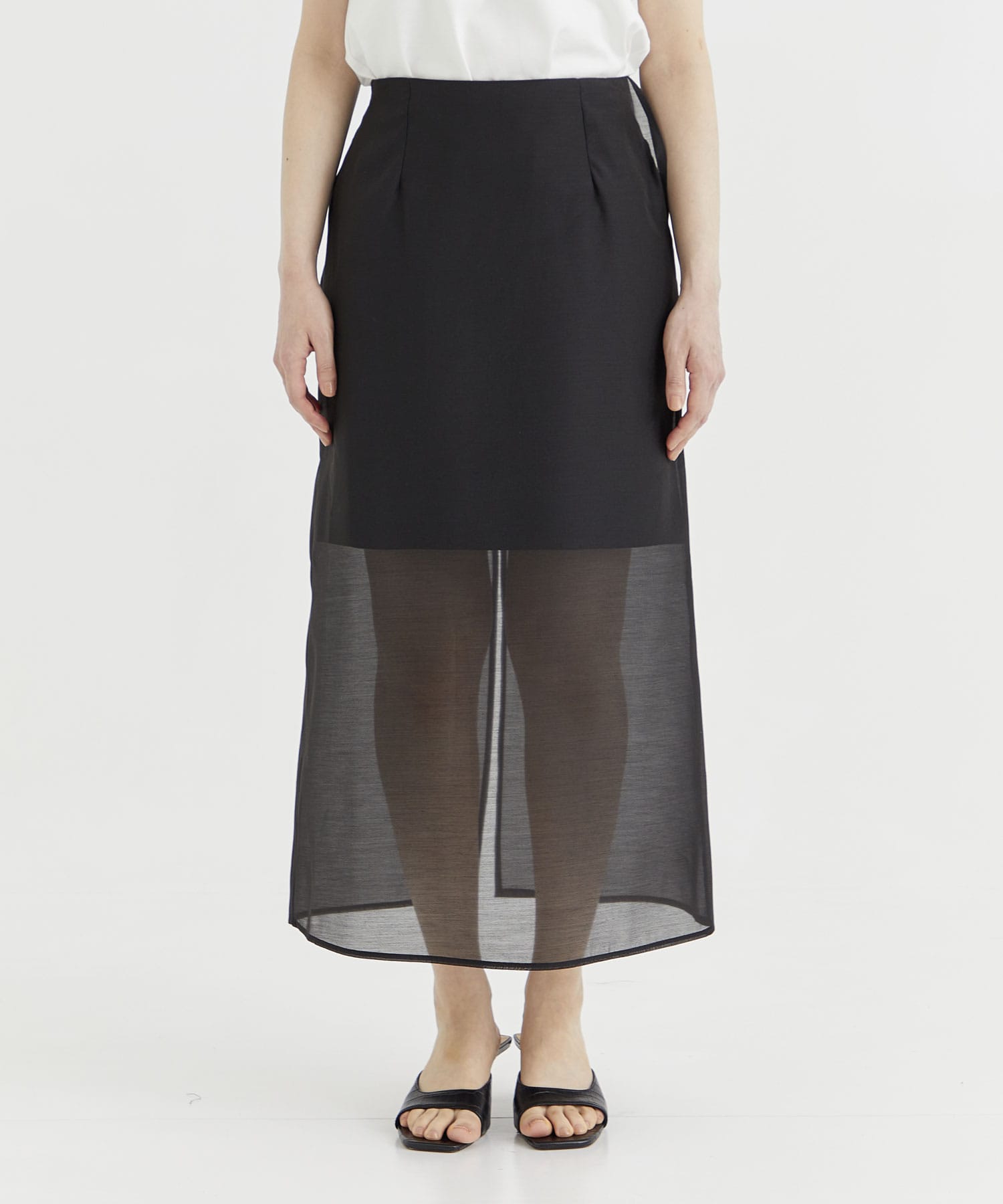 Sheer A line skirt THE TOKYO