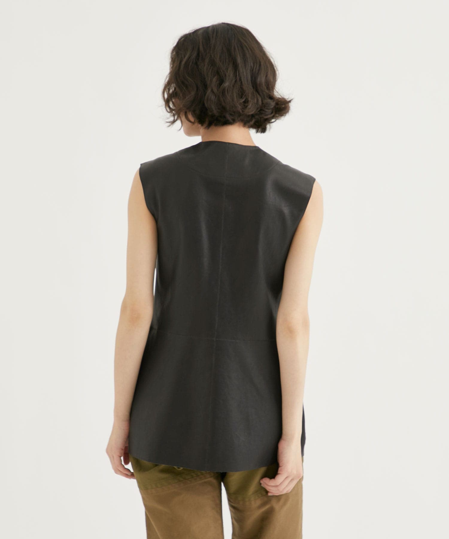 Sheep Leather Gilet INSCRIRE