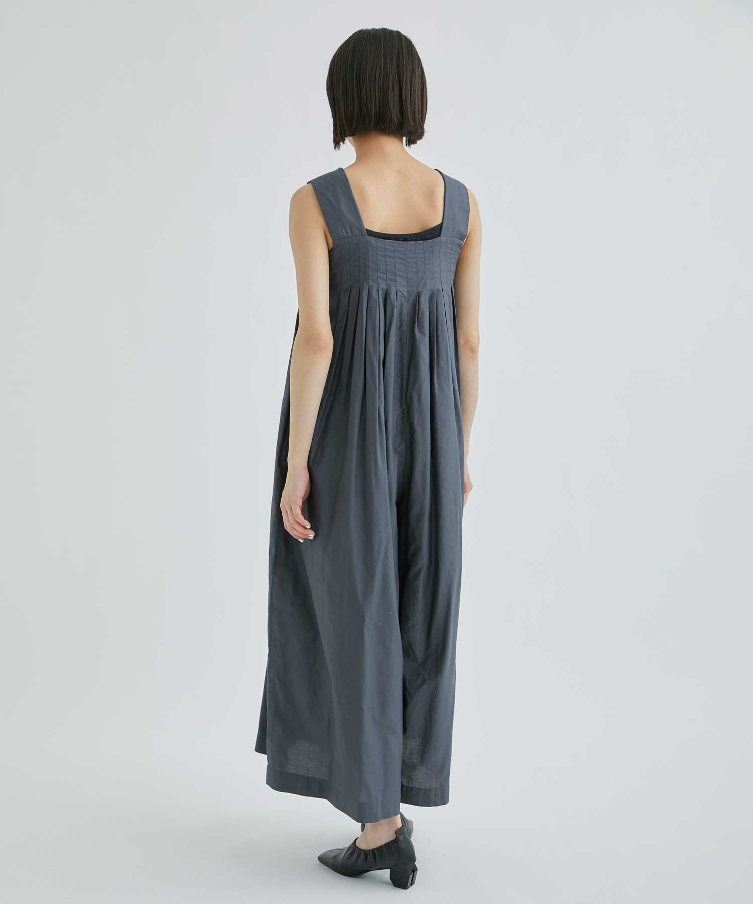 定価75900円税込【ATON/エイトン】MICRO COTTON SATIN OVERALL