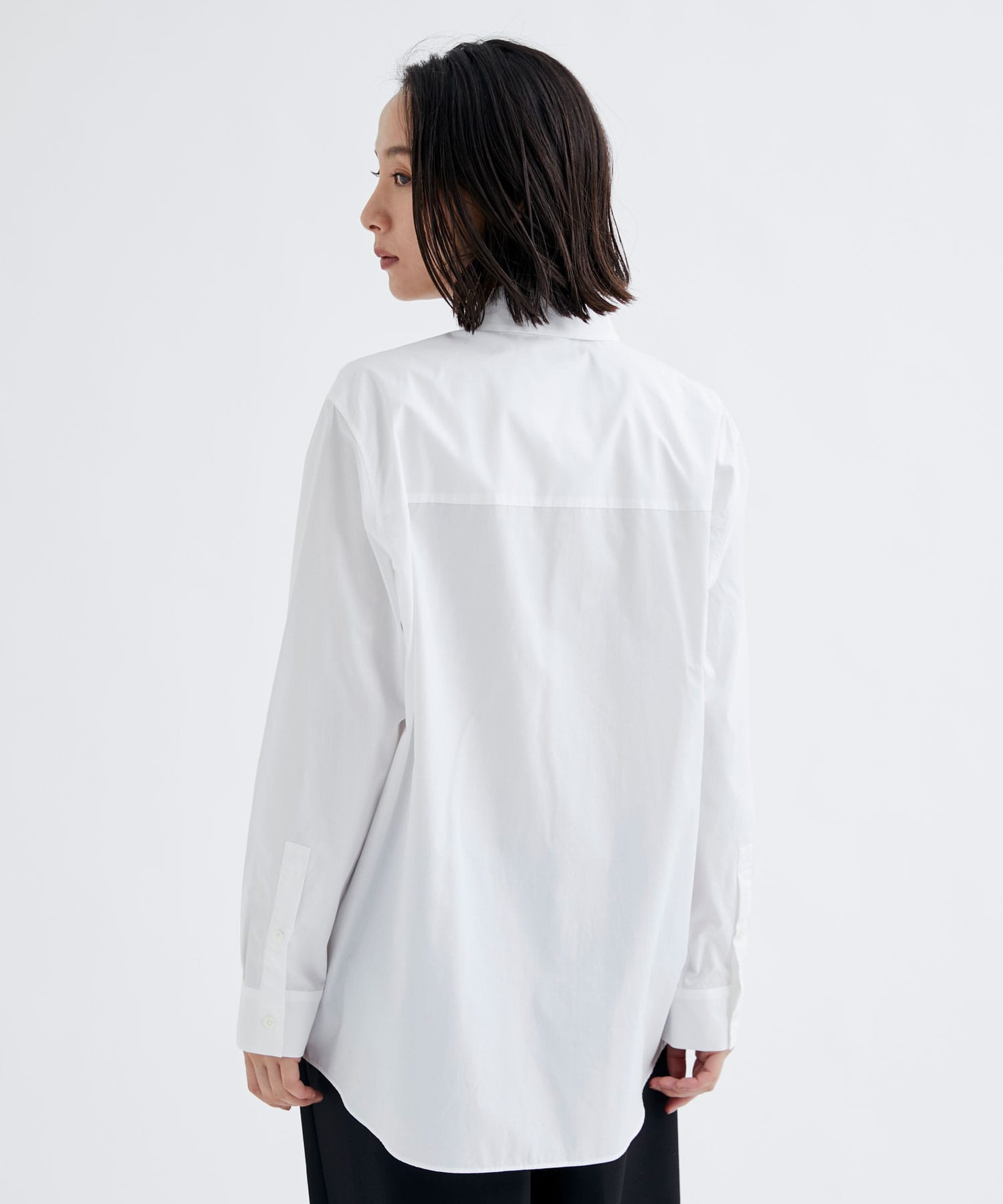 SUVIN BROAD STANDARD SHIRT(2 WHITE): ATON: WOMEN｜THE TOKYO ONLINE