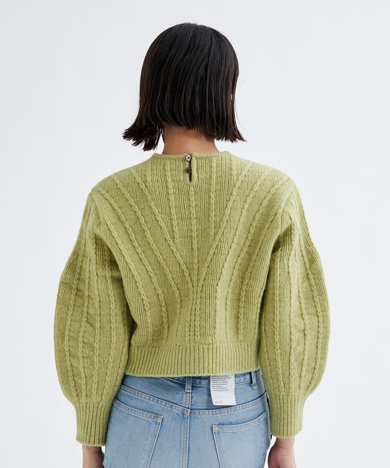 EX.Evelina knit GR(1 GREEN): AKIRANAKA: WOMEN｜THE TOKYO ONLINE STORE