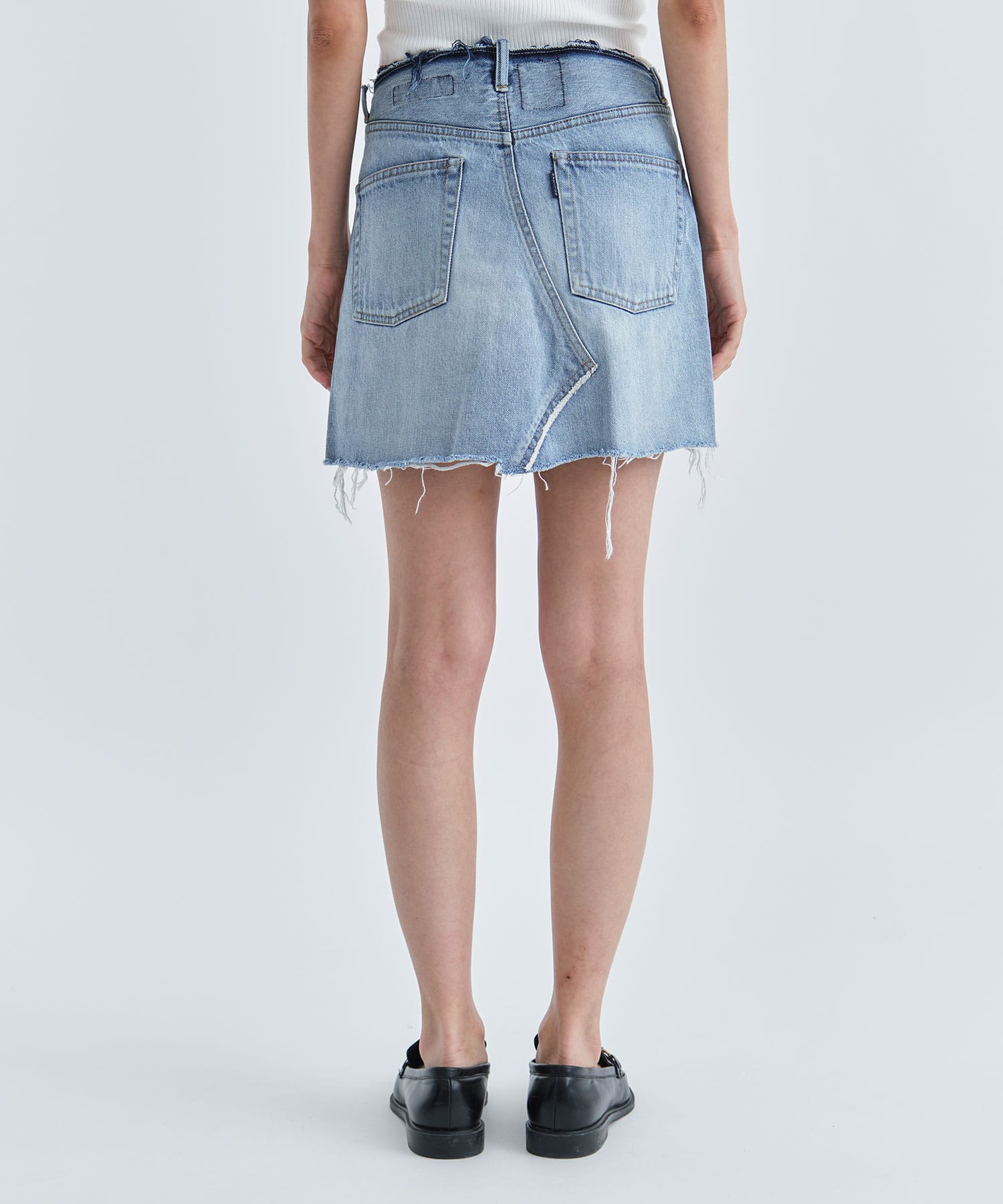 5POCKET DENIM MINI SKIRT（VW)(1 BLUE): MADISONBLUE: WOMEN｜THE