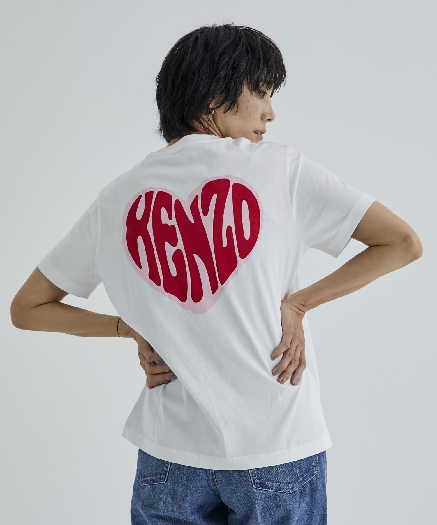KENZO/ケンゾー】KENZO HEARTS LOOSE T-SHIRT/Tシャツ-