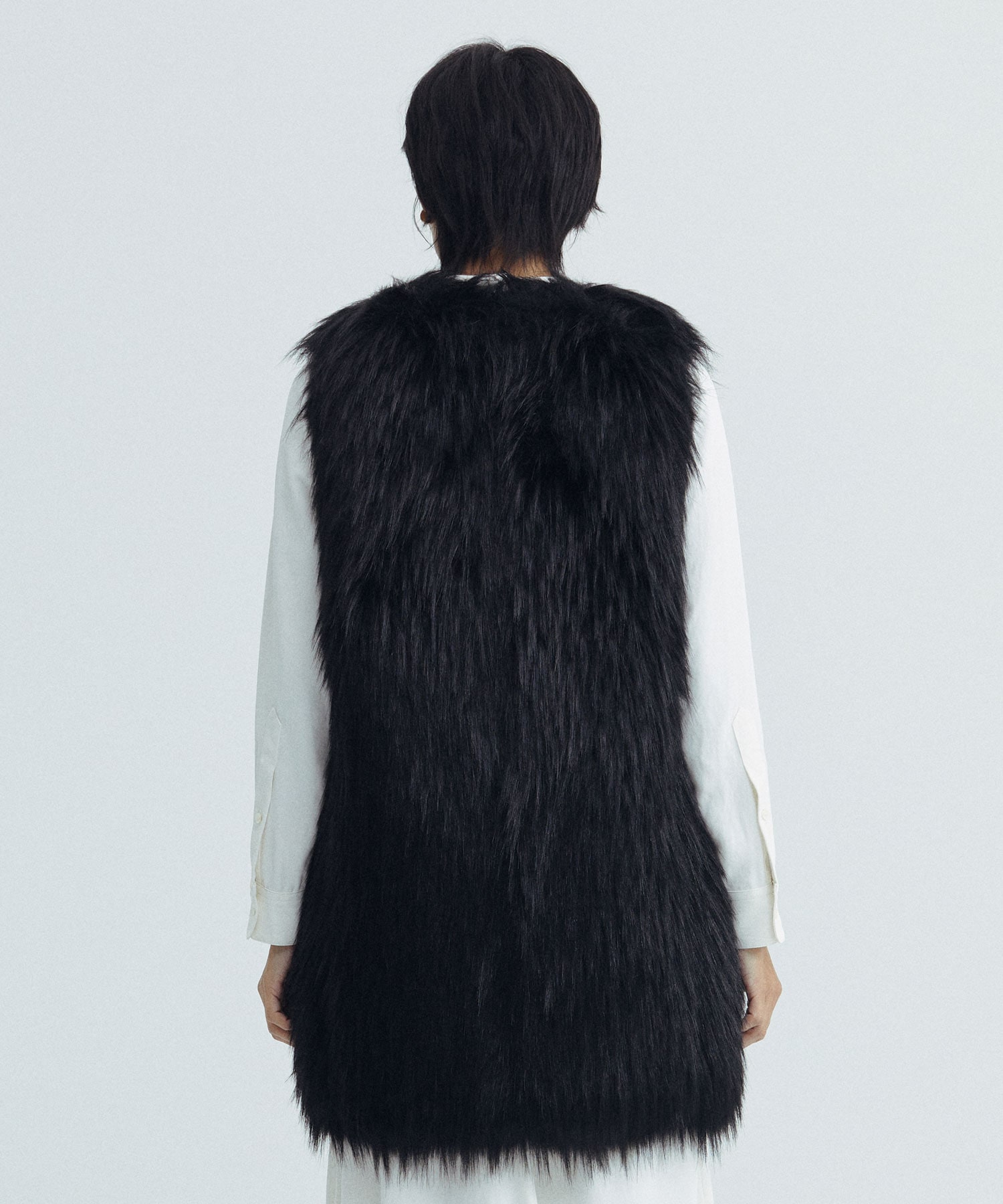Fur long vest TOGA PULLA