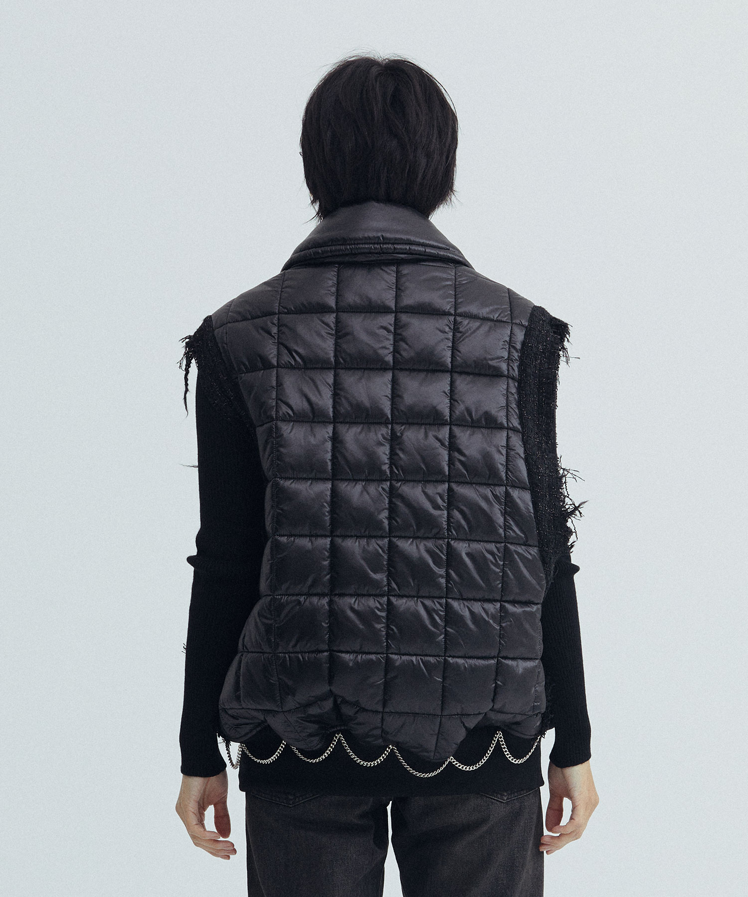 Tweed no-sleeve vest(1 BLACK): UNDERCOVER: WOMENS｜THE TOKYO 