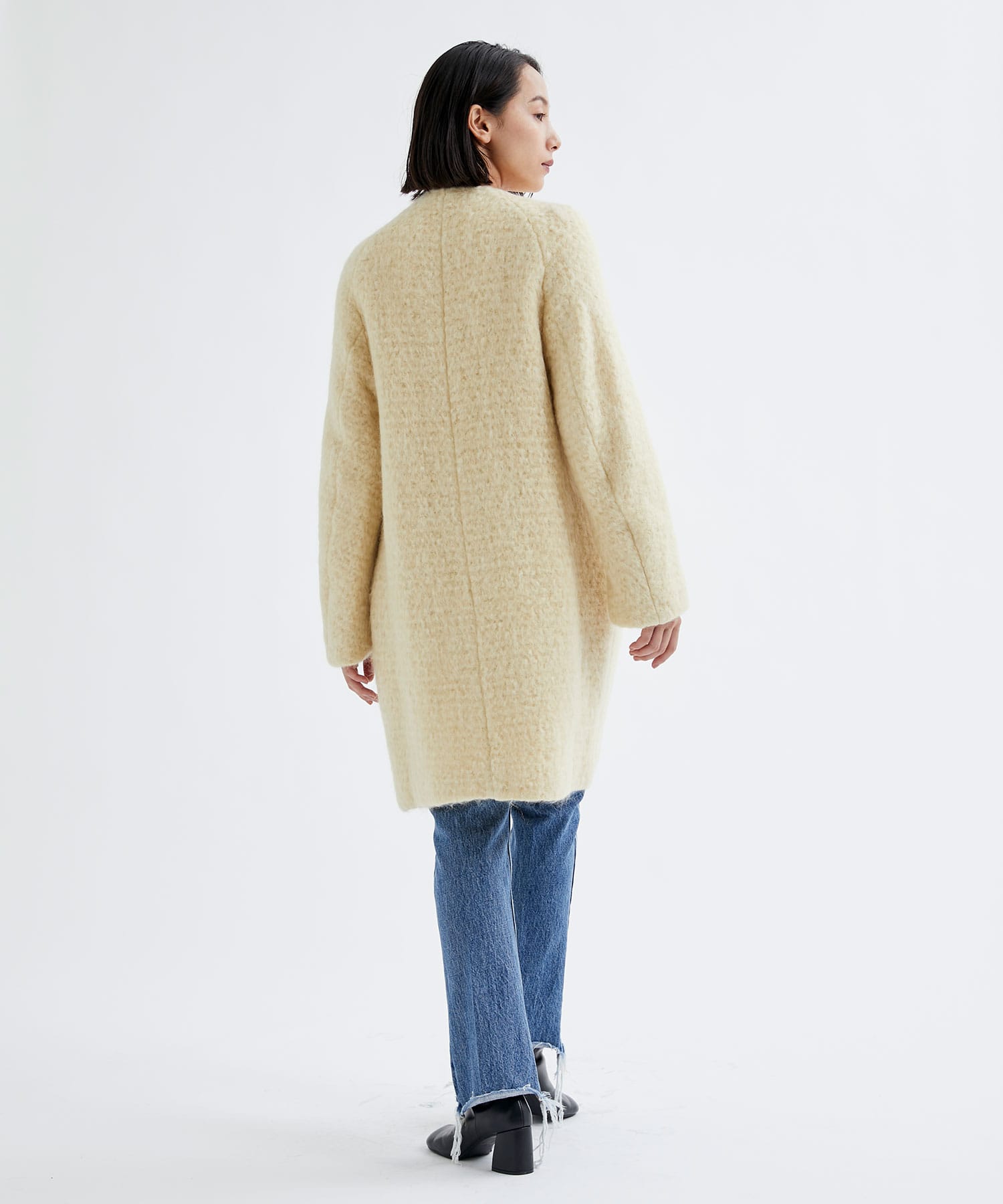 Knit Shaggy Coat(36 ECRU): INSCRIRE: WOMEN｜THE TOKYO ONLINE STORE