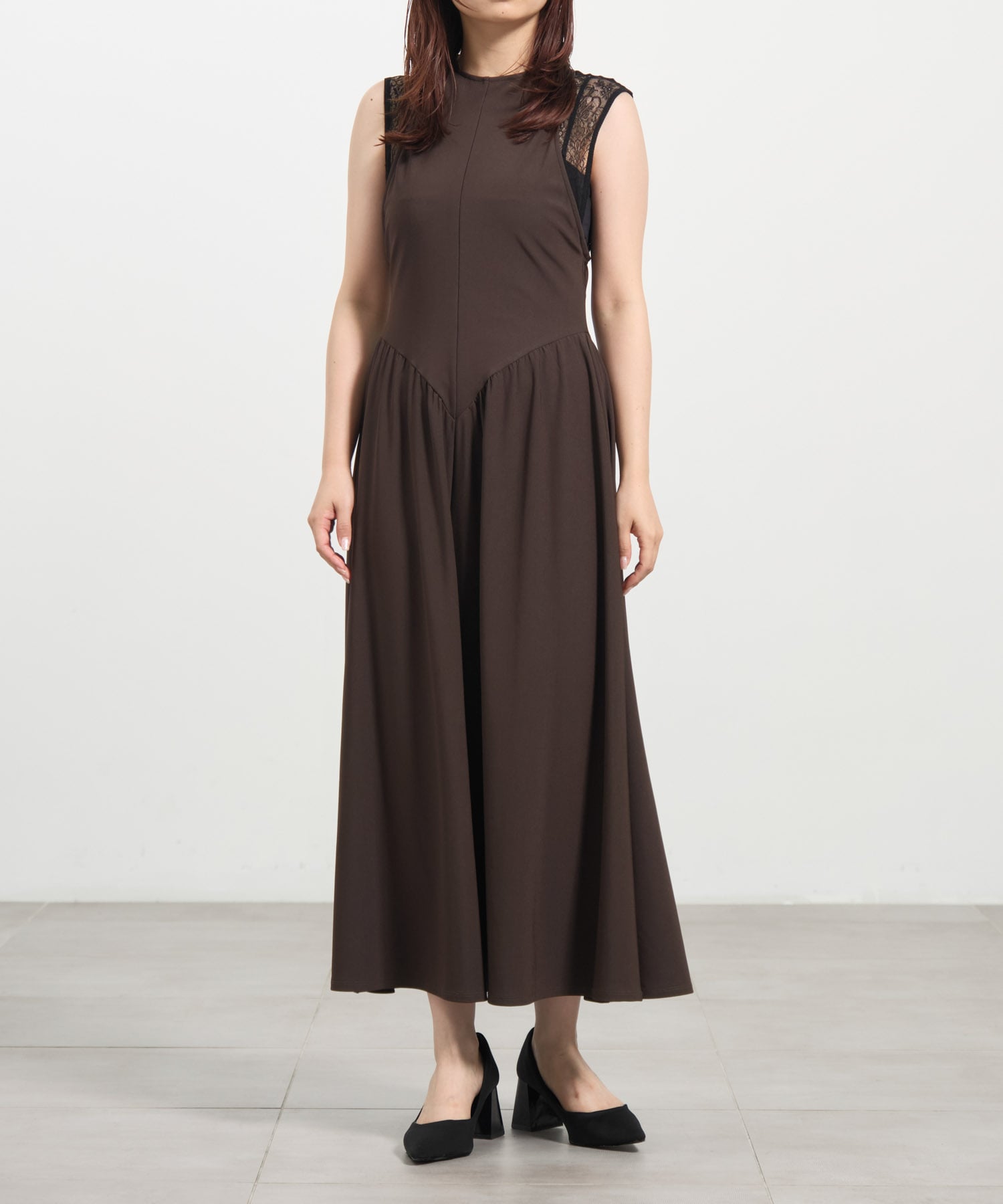 別注 LAYERED TANK DRESS FETICO