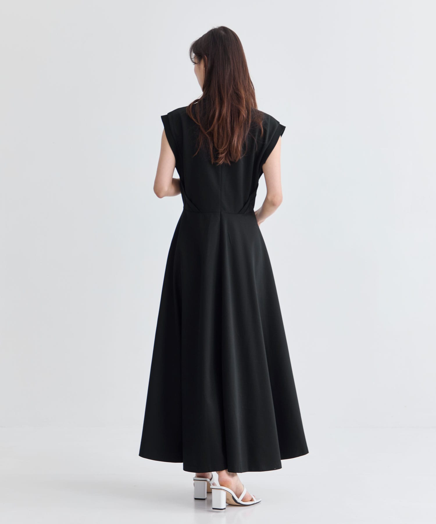 別注 SLEEVELESS FLARED DRESS PHOTOCOPIEU