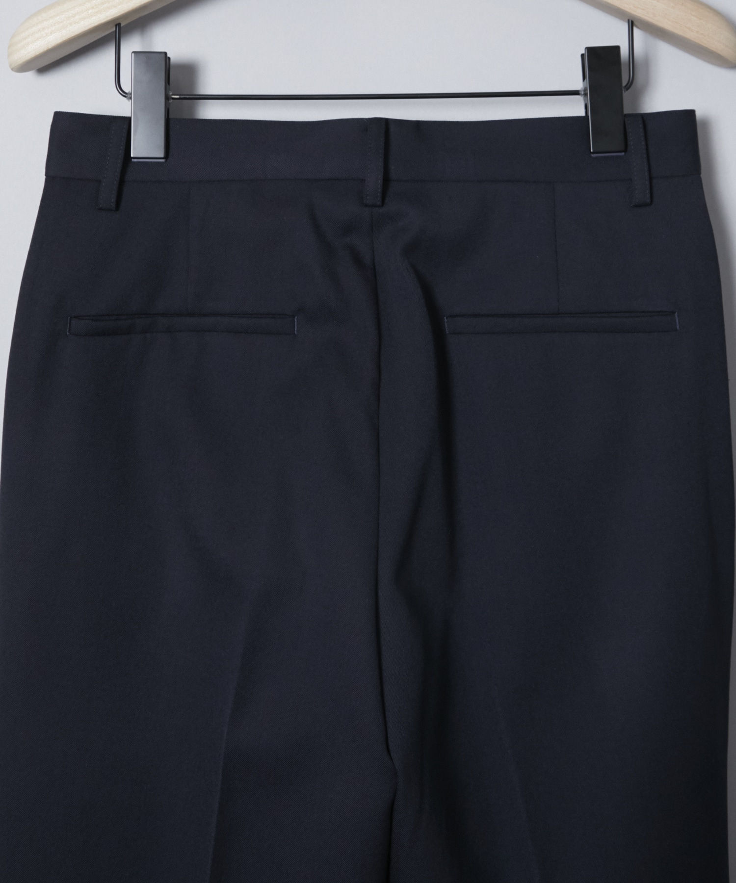 BLACK FORMAL STRAIGHT LEG TROUSERS CINOH
