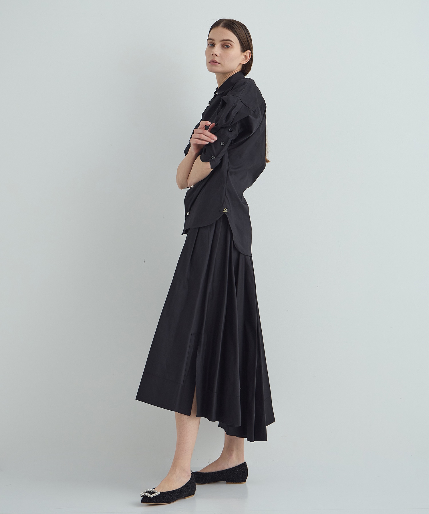 TUCK VOLUME SKIRT for THE TOKYO MADISONBLUE