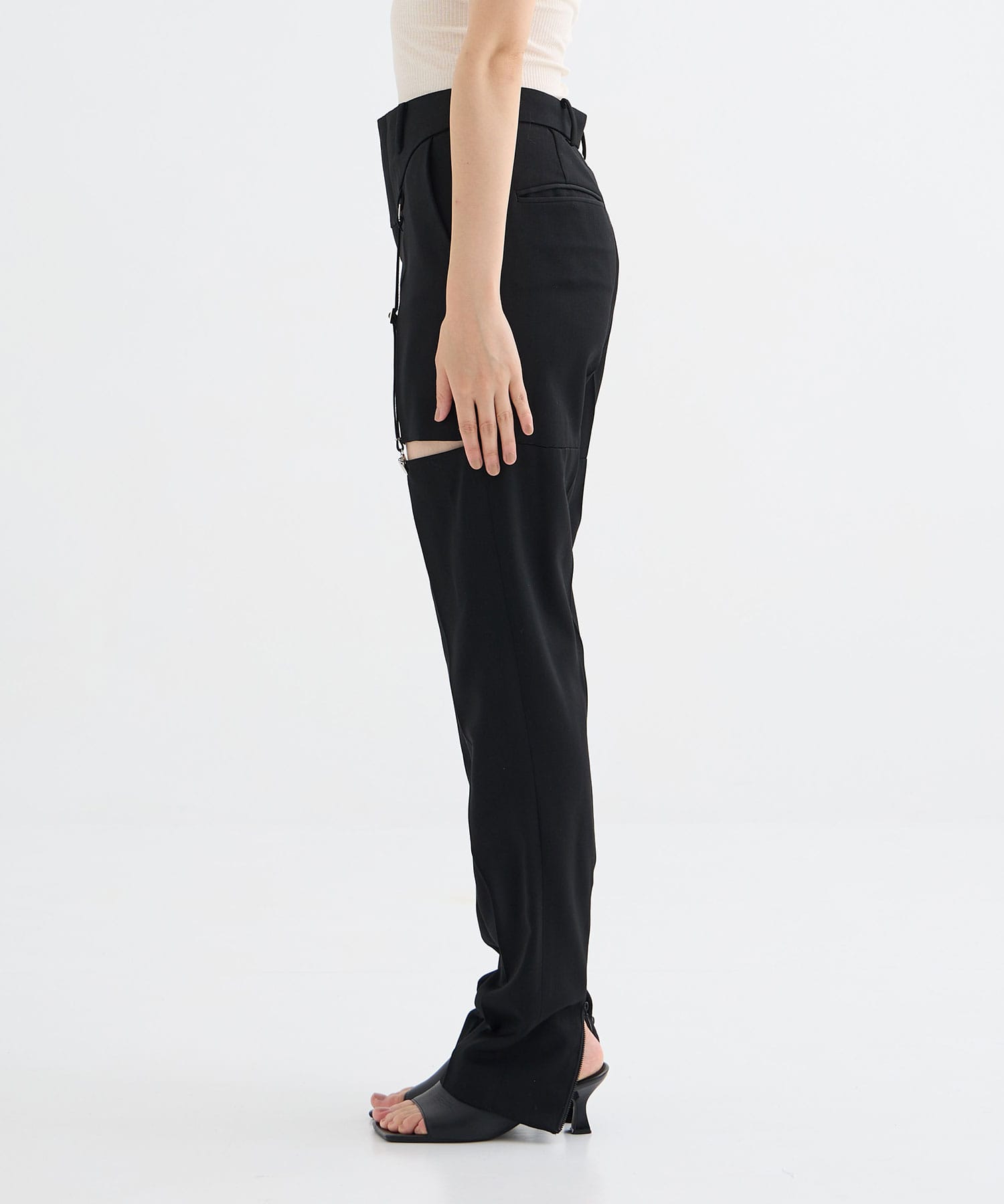 iconic garter-belted boot trousers GURTWEIN