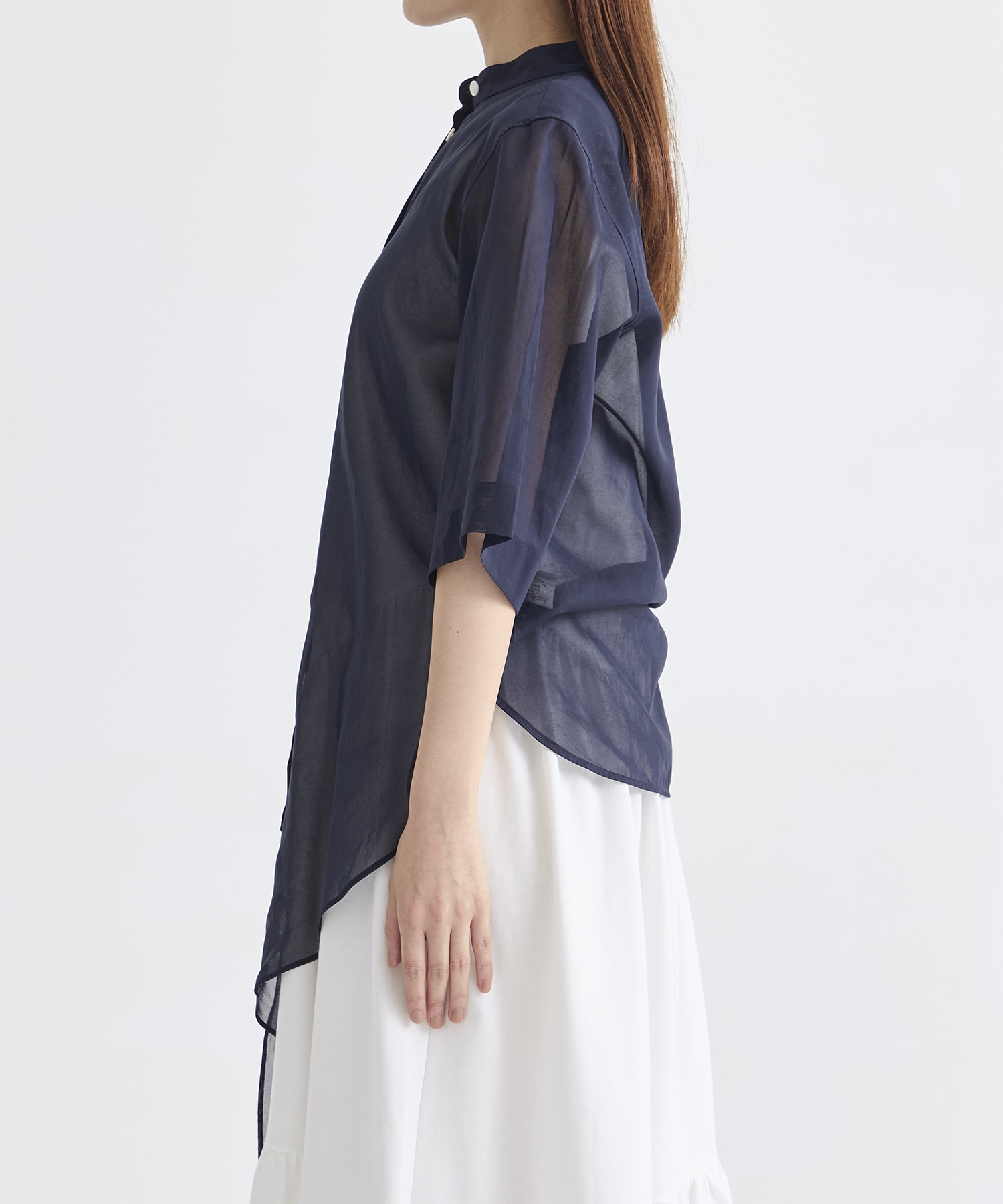 別注 SHEER HALF SLEEVE SHIRT CINOH