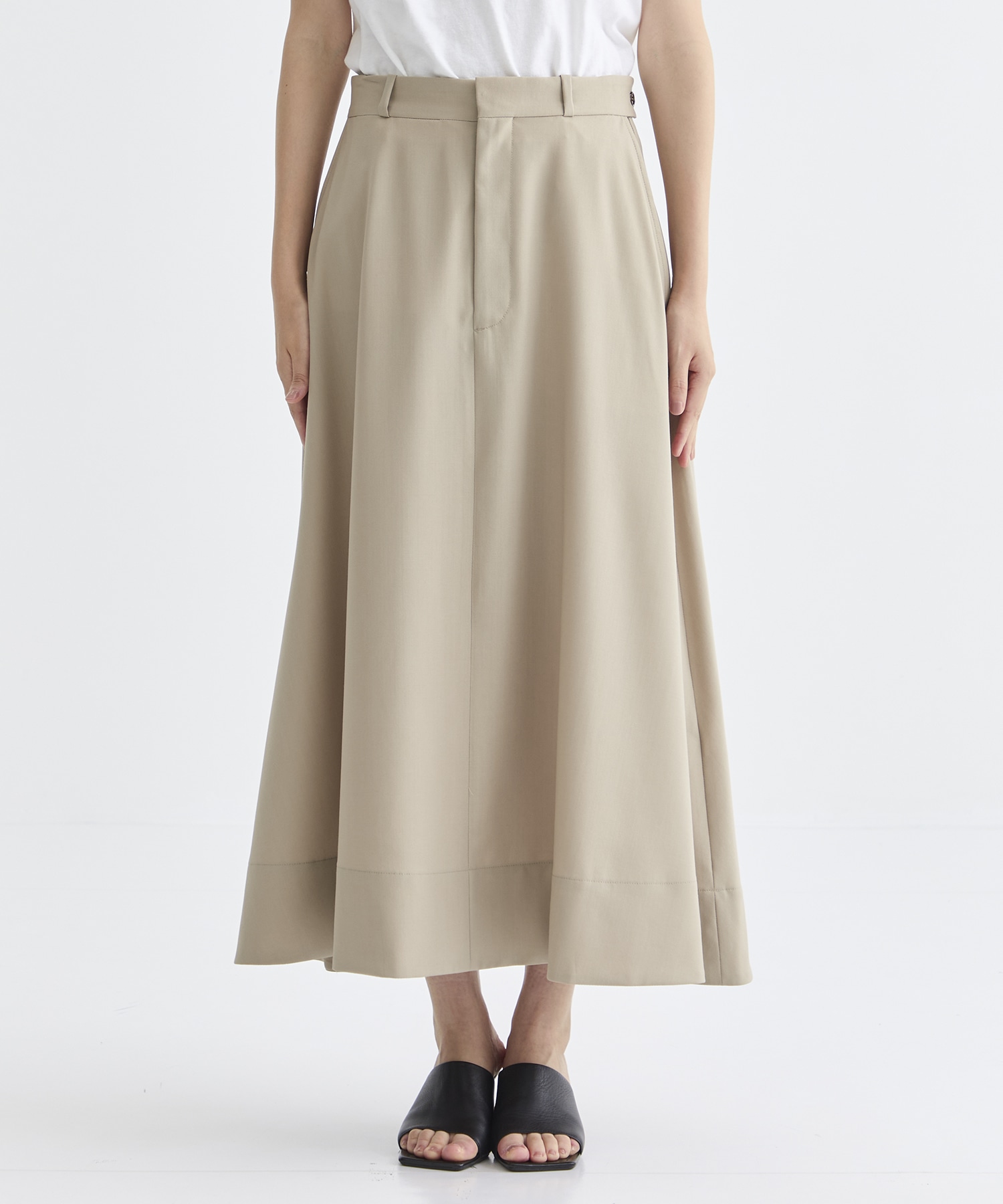 Light Washable Flare Skirt THE TOKYO