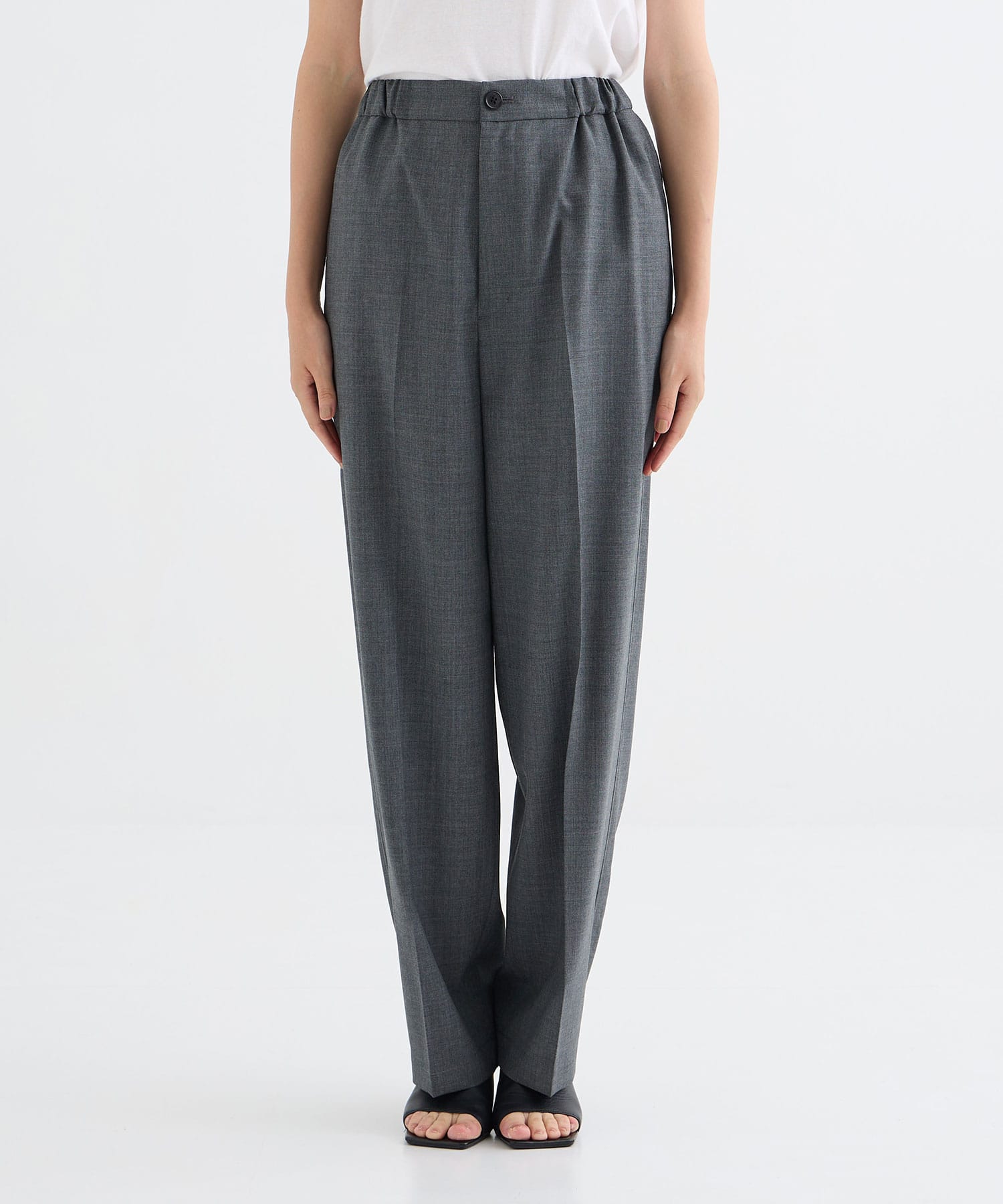 Light Washable Easy Front Tuck Pants THE TOKYO