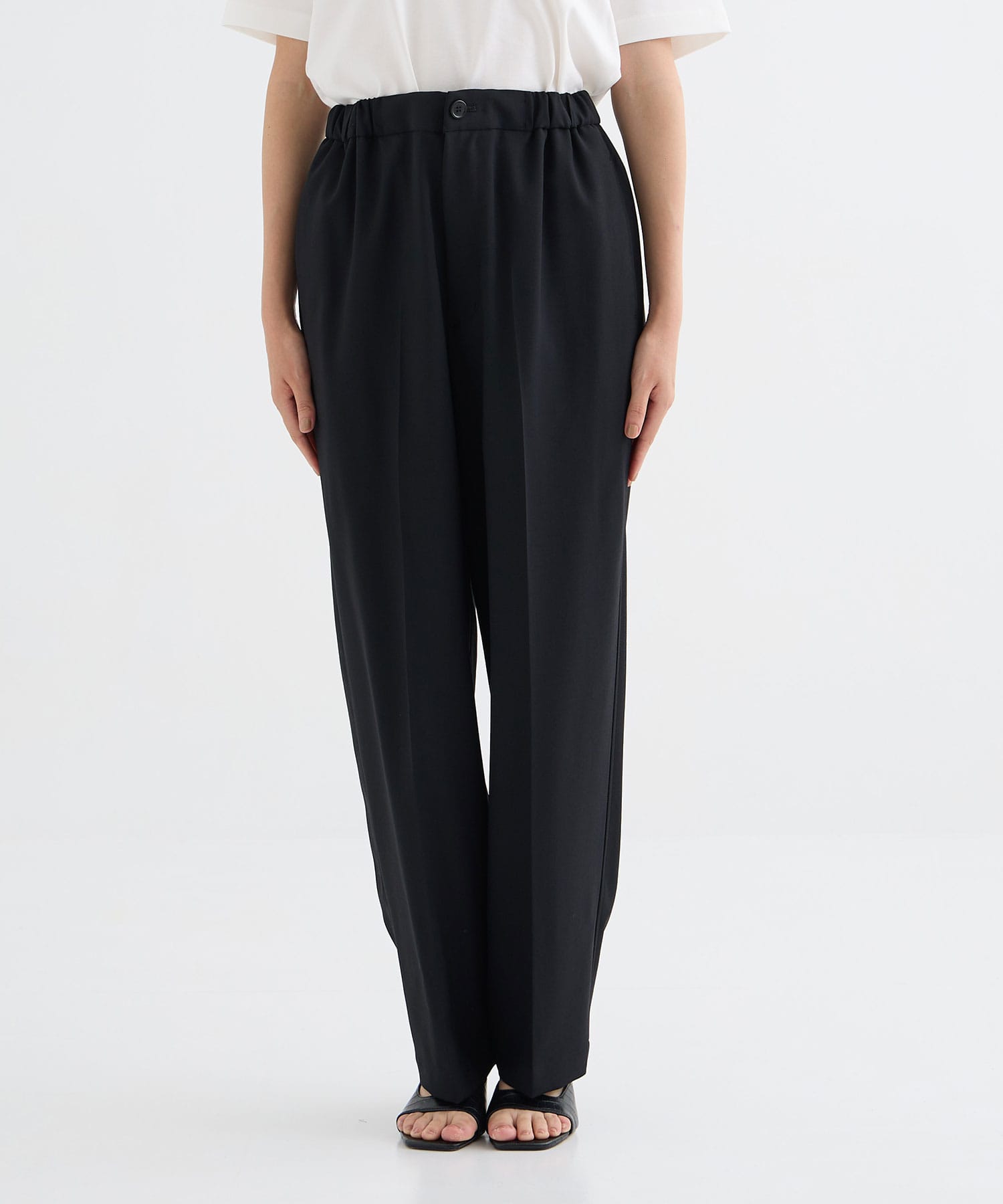 Light Washable Easy Front Tuck Pants THE TOKYO