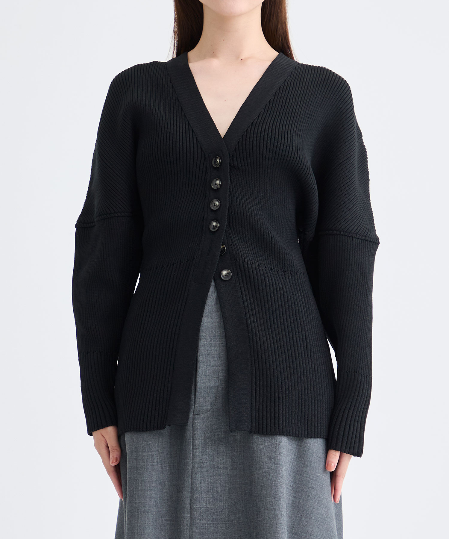 Greer knit cardigan BK AKIRANAKA