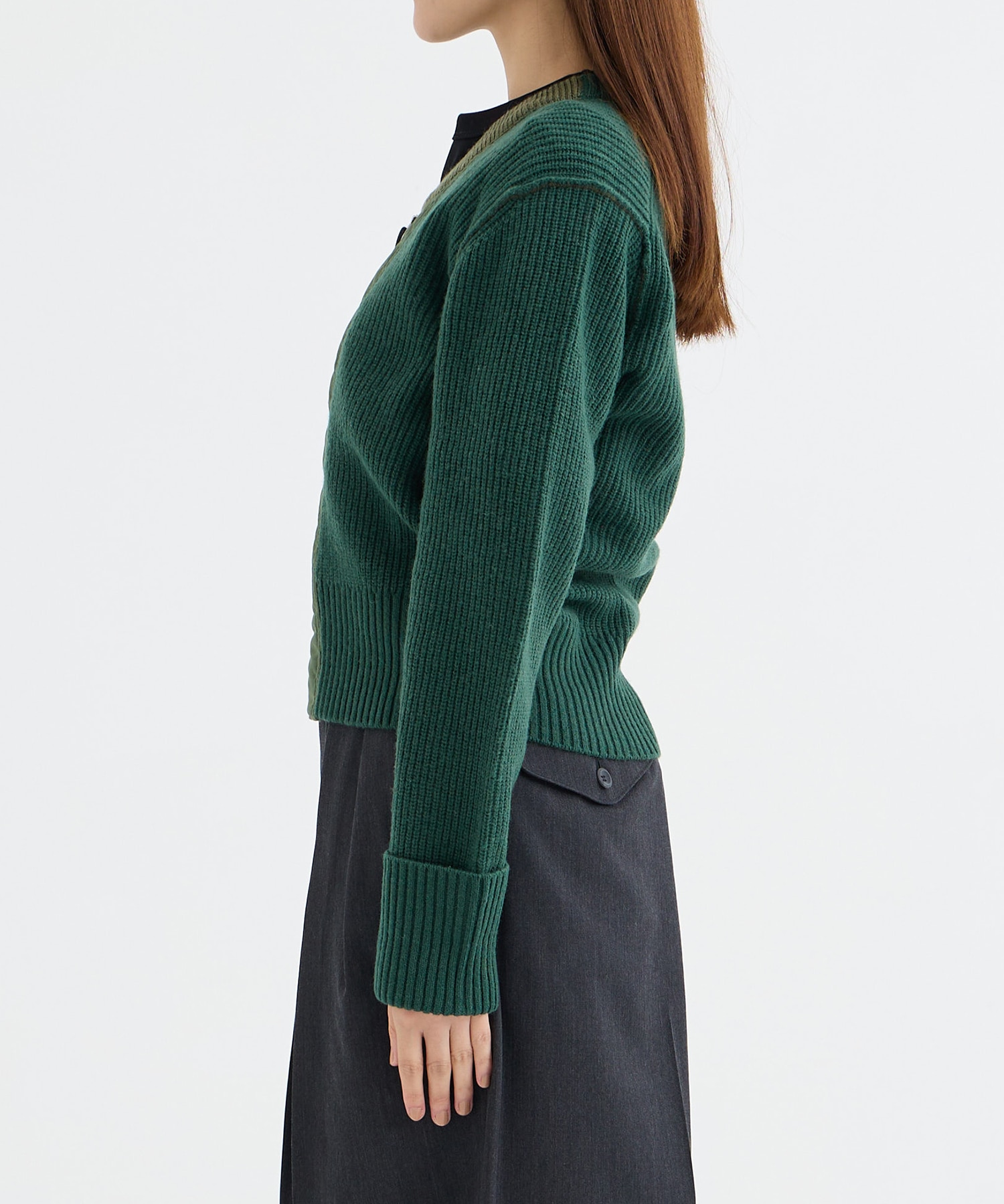 Wool knit zip cardigan TOGA PULLA