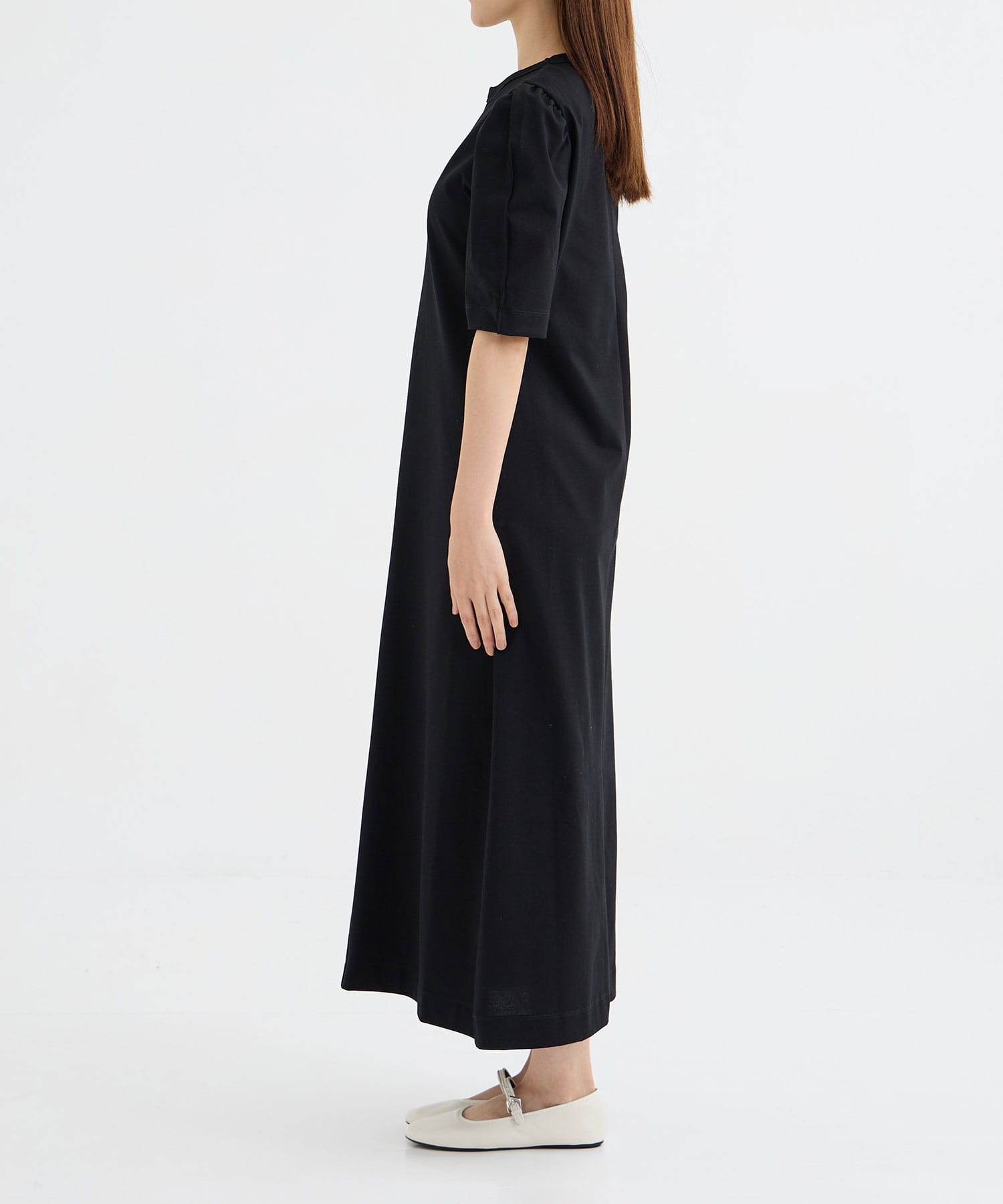 別注 PUFF SLEEVE MIDI ONE-PIECE CINOH