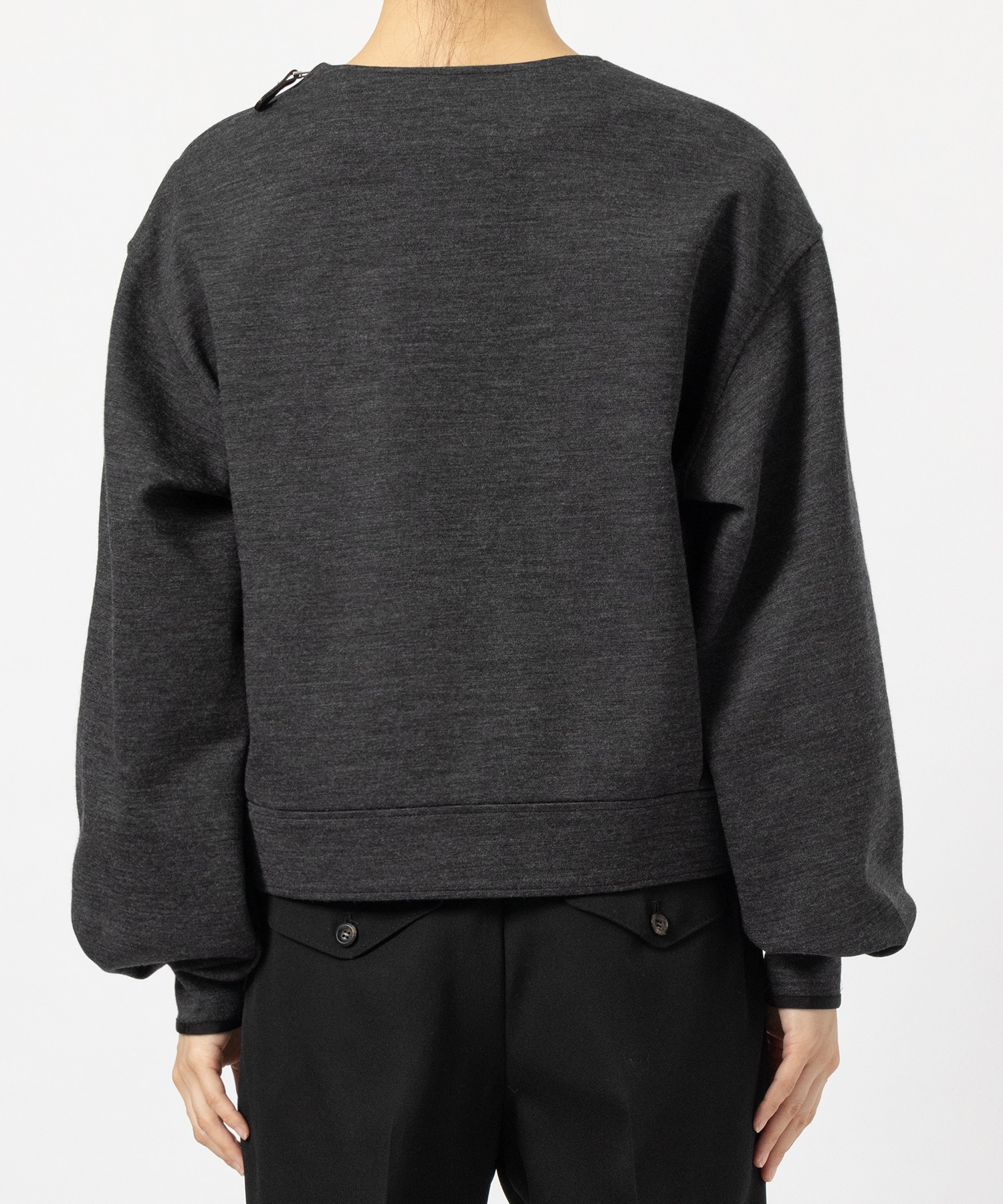 THE SIDE ZIP PULLOVER SHORT T-SHIRT L/S THE RERACS