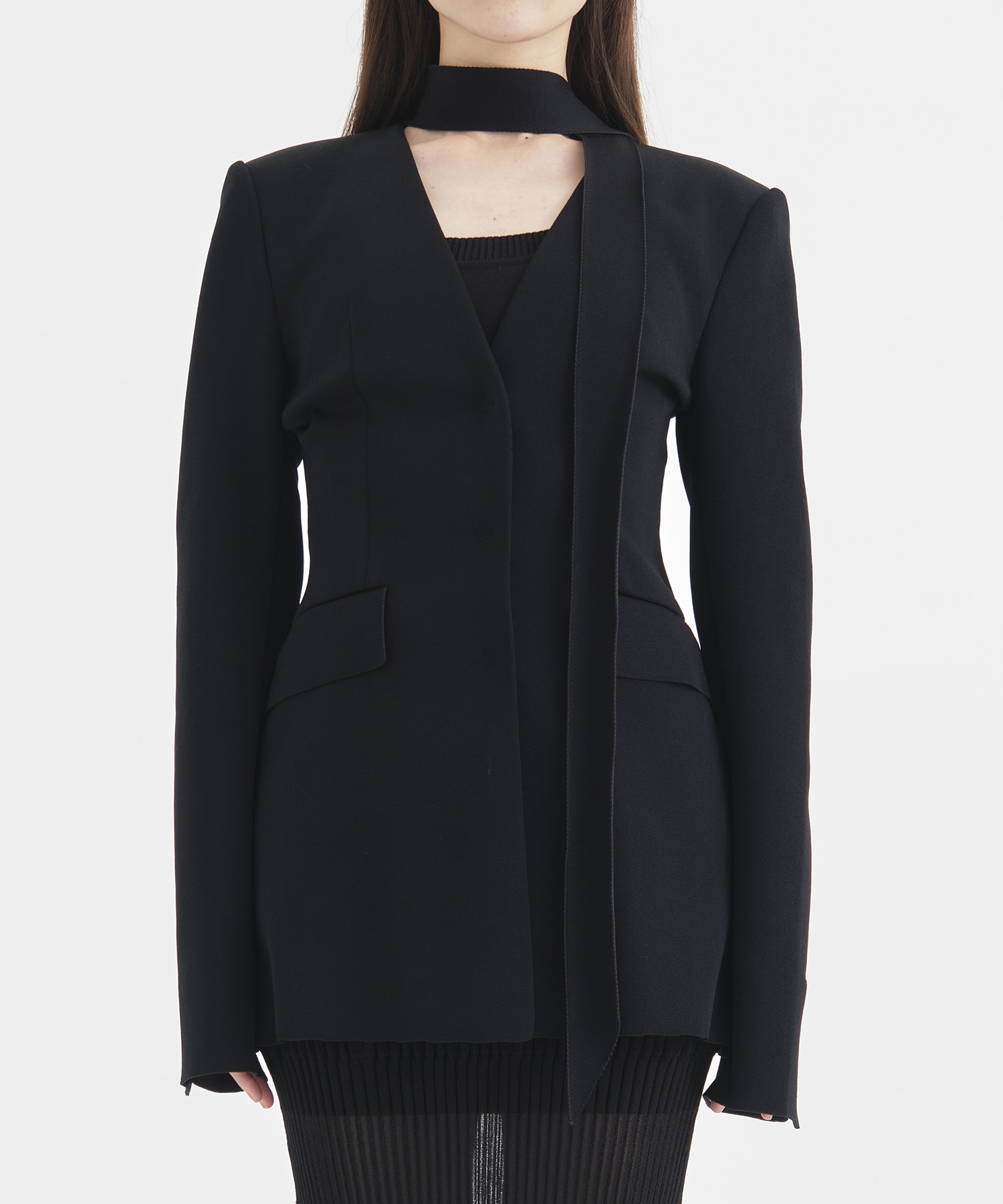 KNITTED TAILORED JACKET FETICO