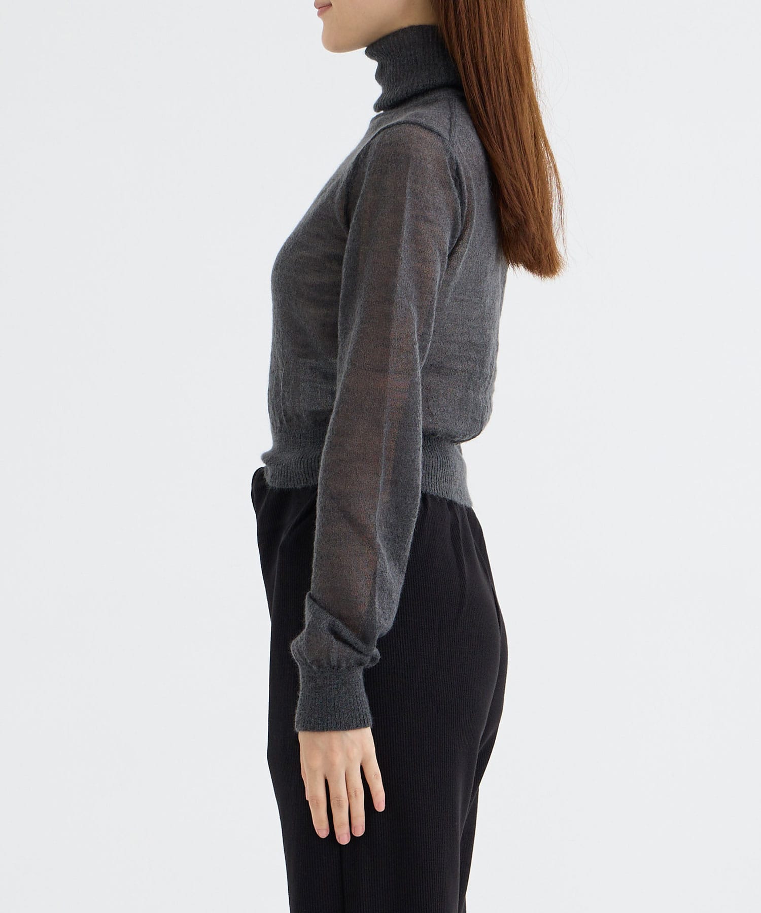 MOHAIR HI-NECK SWEATER JOHN LAWRENCE SULLIVAN