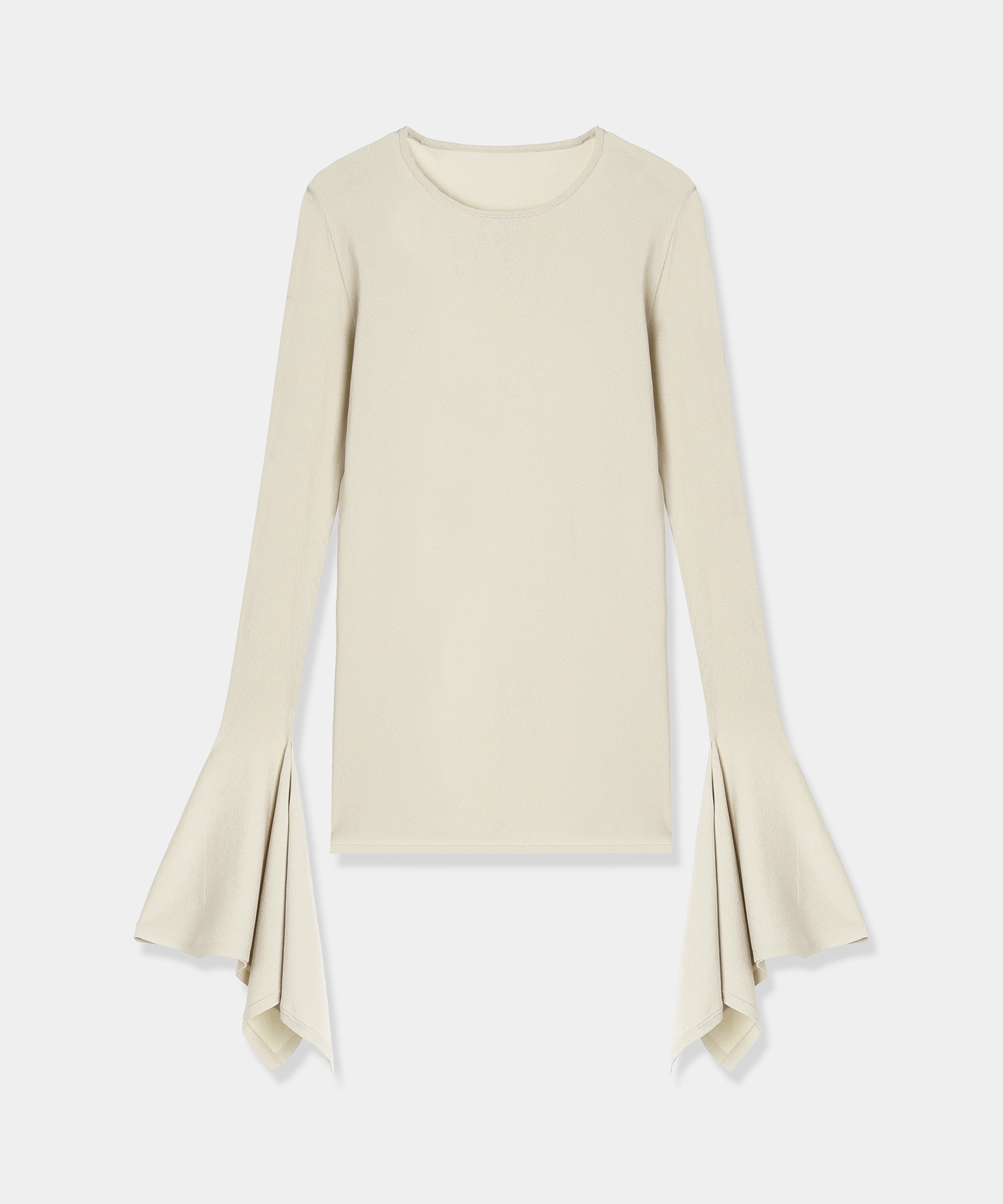 flare sleeve knit tops Louren